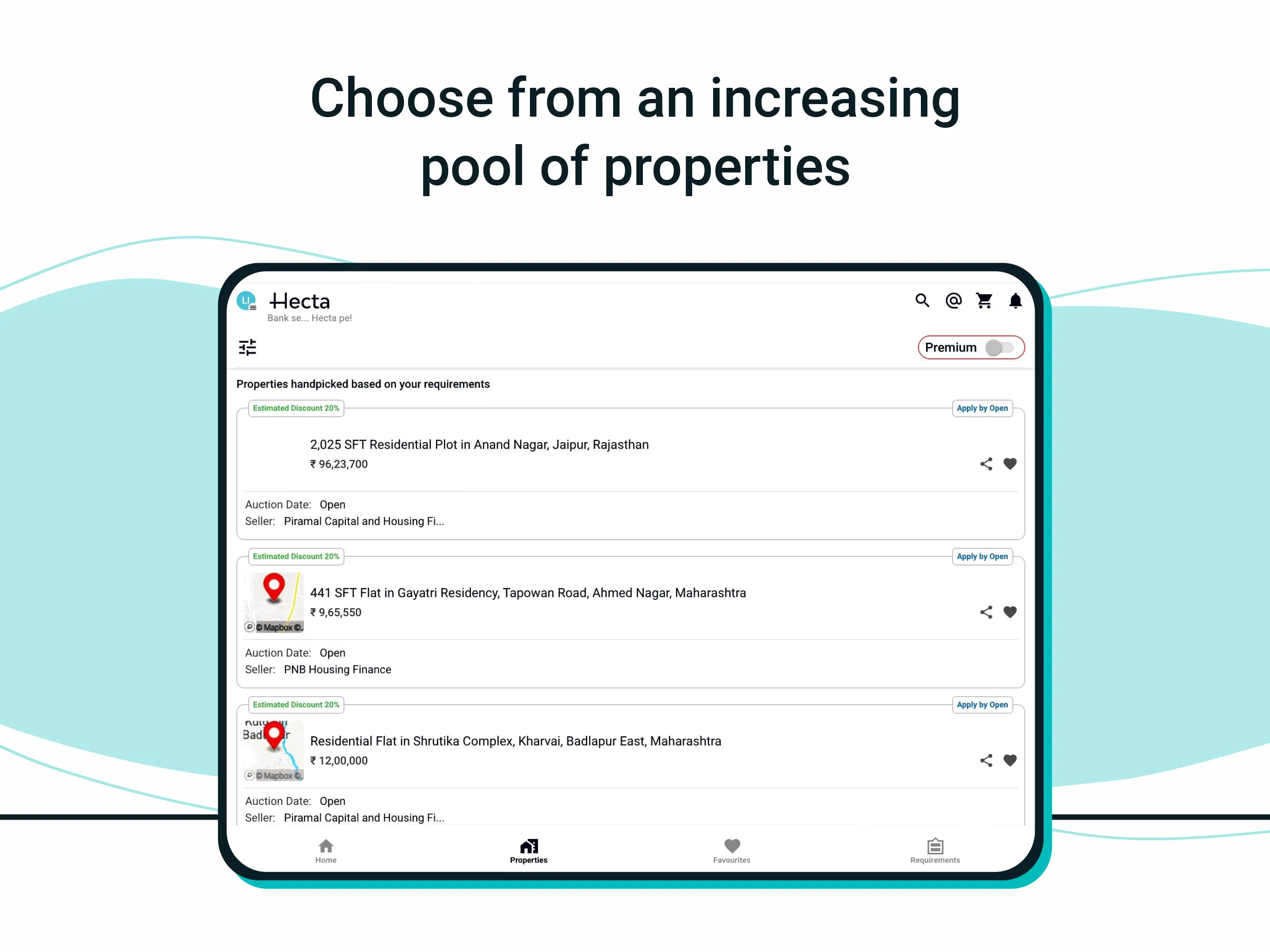 Hecta™ - Buy Banks' Properties | Indus Appstore | Screenshot