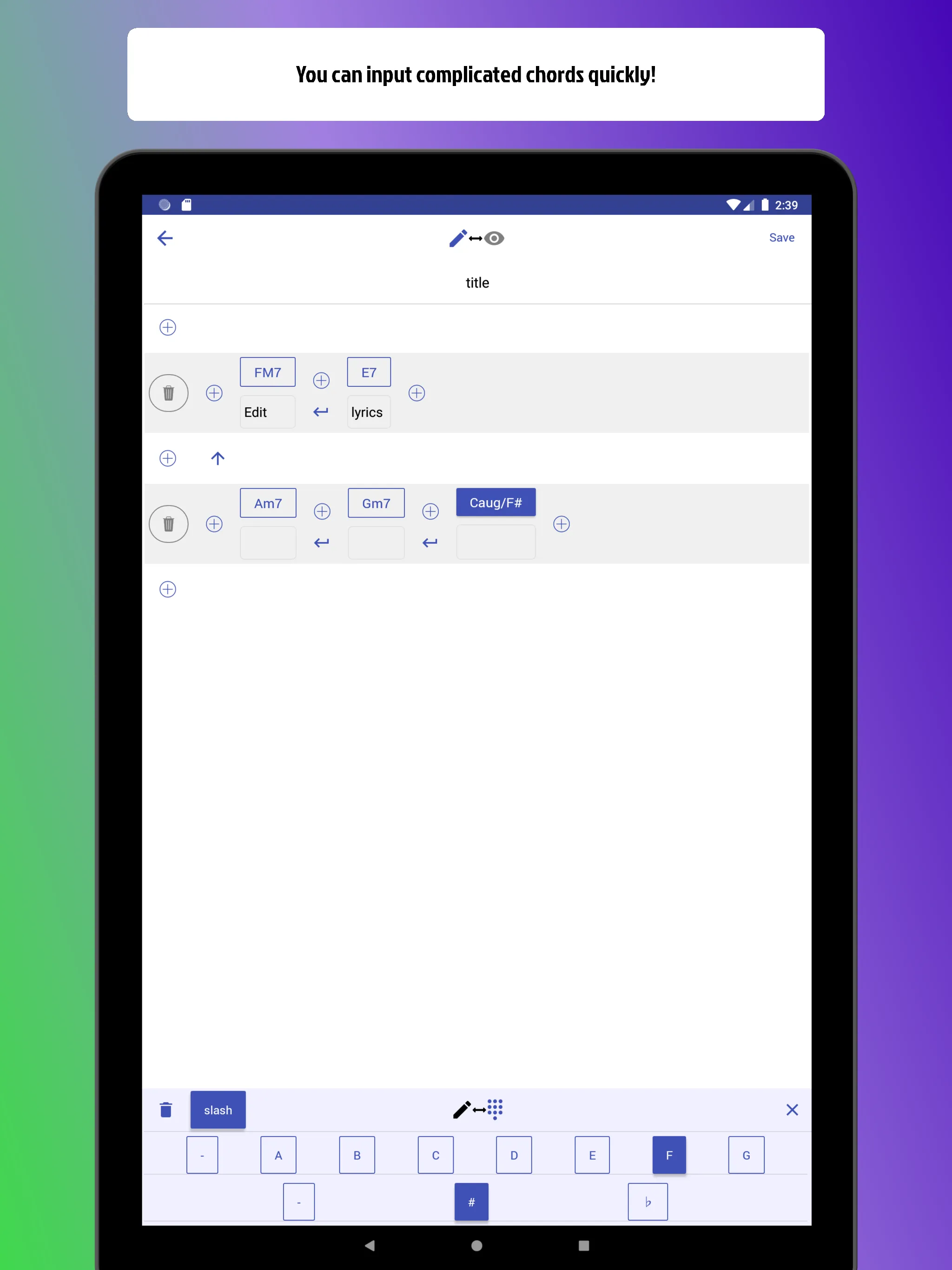 Chord Memos | Indus Appstore | Screenshot