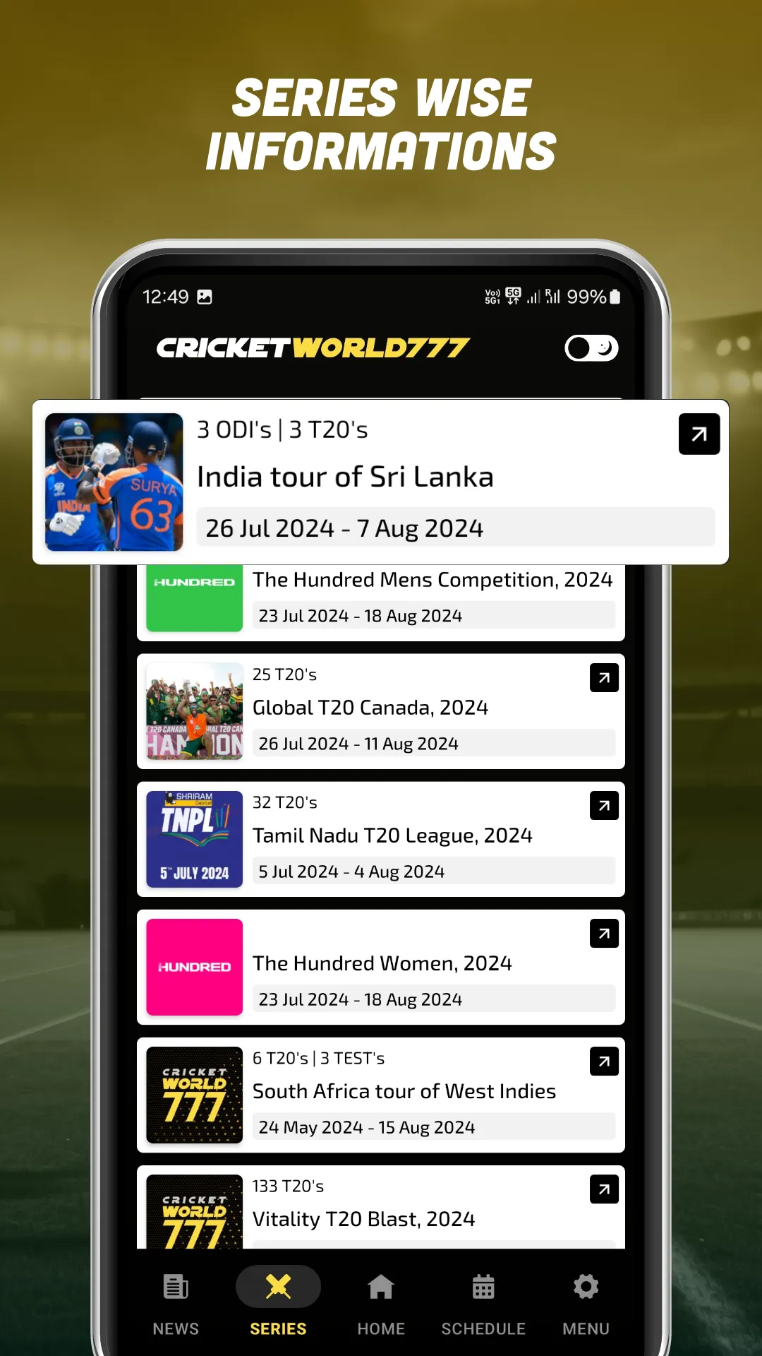 Cricket World 777 - Live Line | Indus Appstore | Screenshot