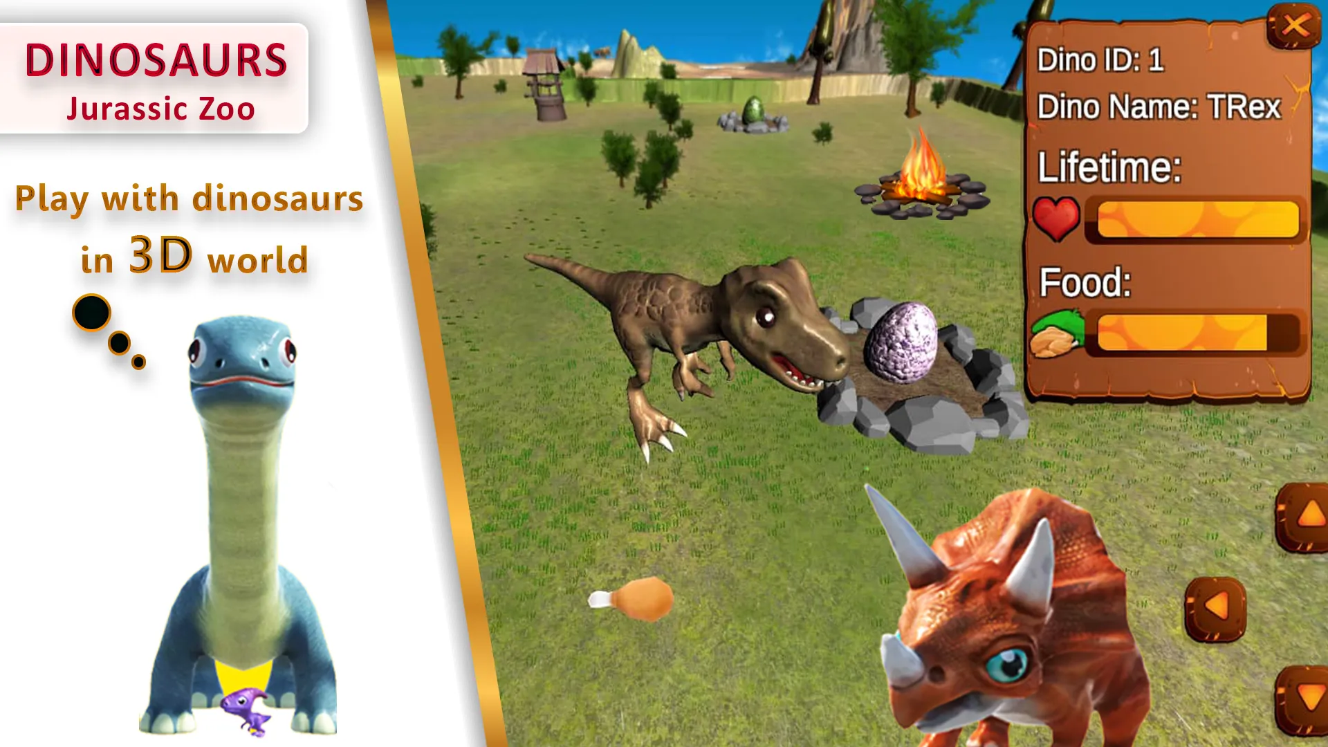 Dinosaurs World Games | Indus Appstore | Screenshot