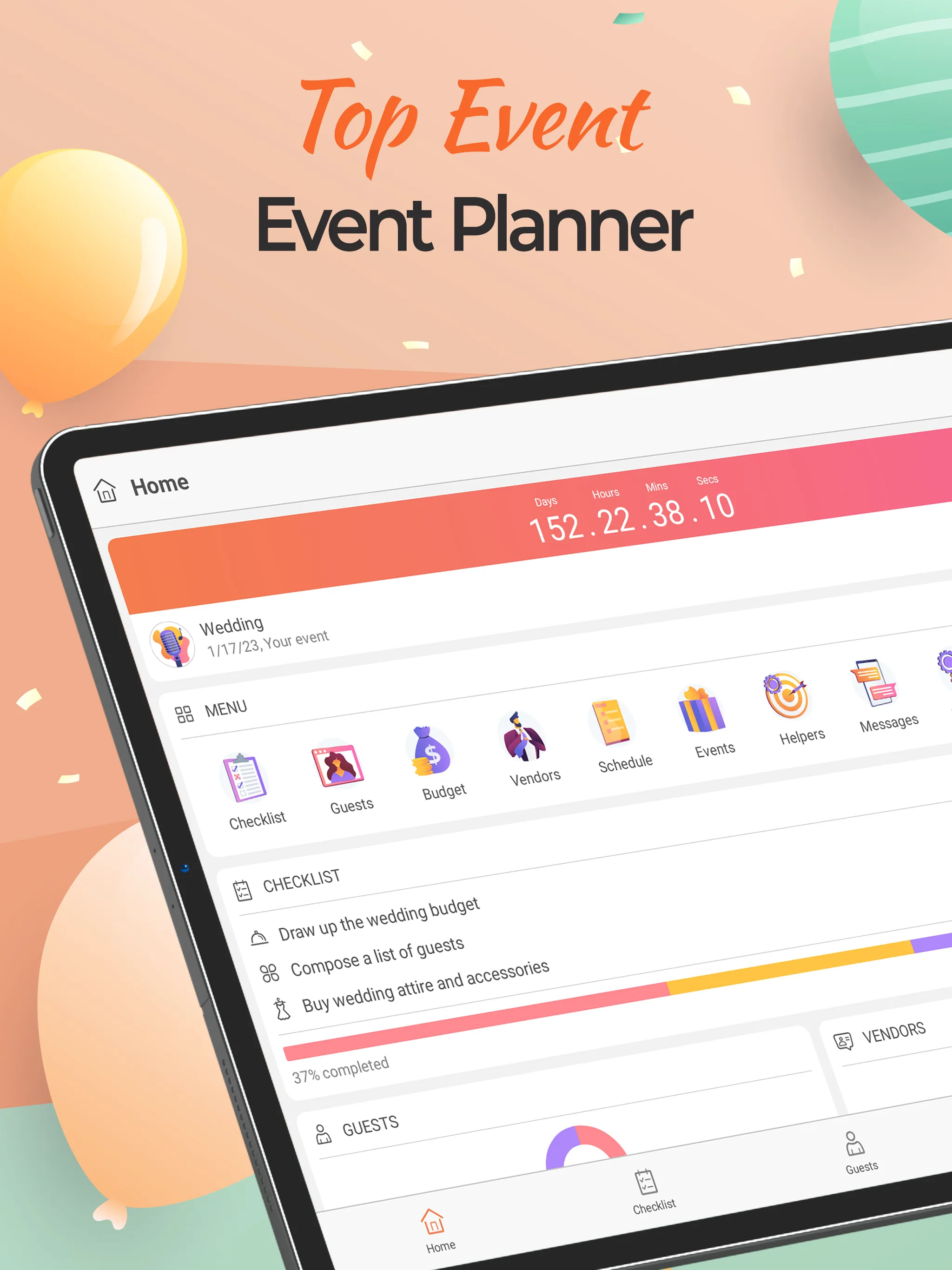 Event Planner: Birthday, Party | Indus Appstore | Screenshot