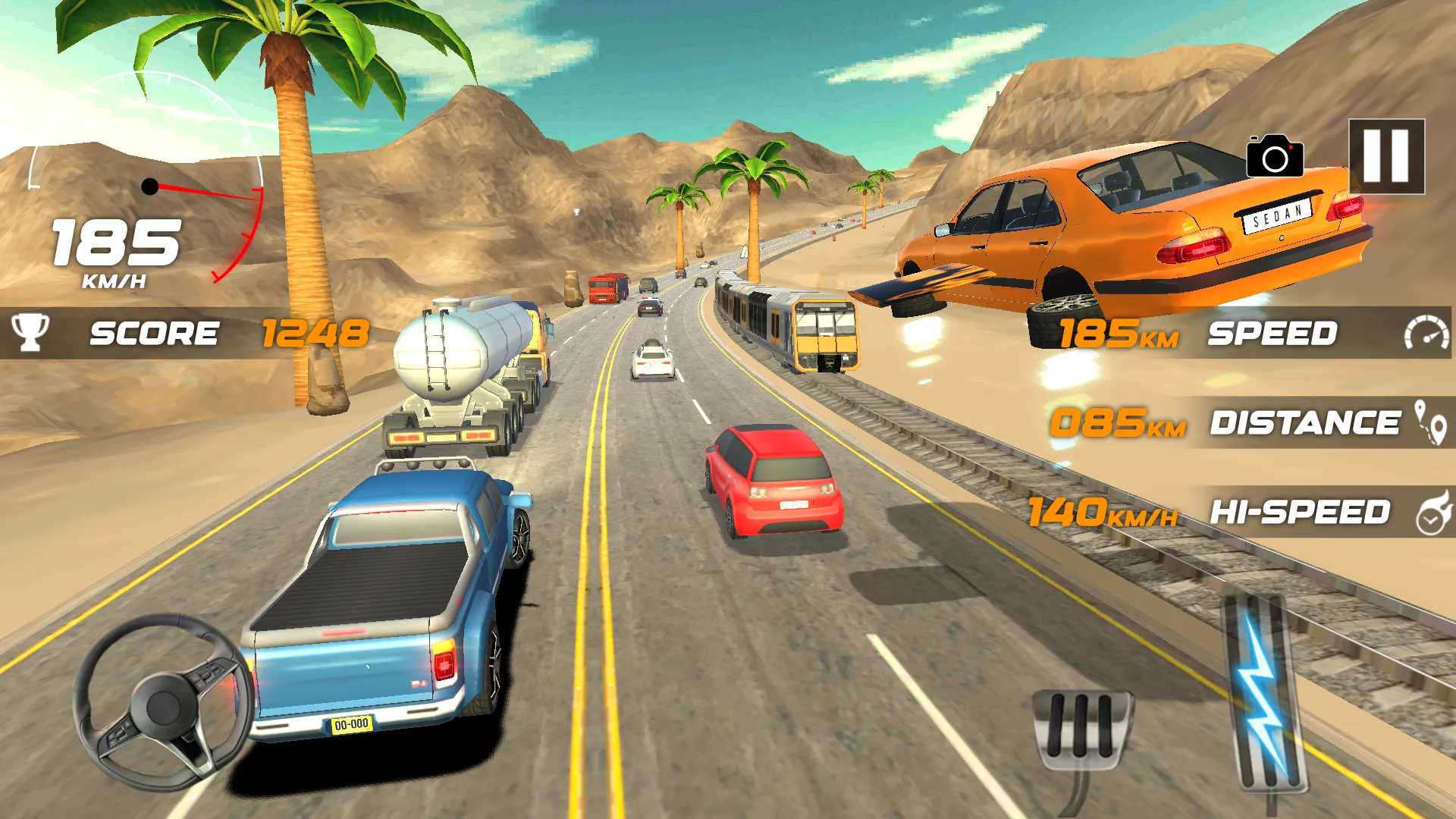 Heavy Traffic Rider Car Game | Indus Appstore | Screenshot