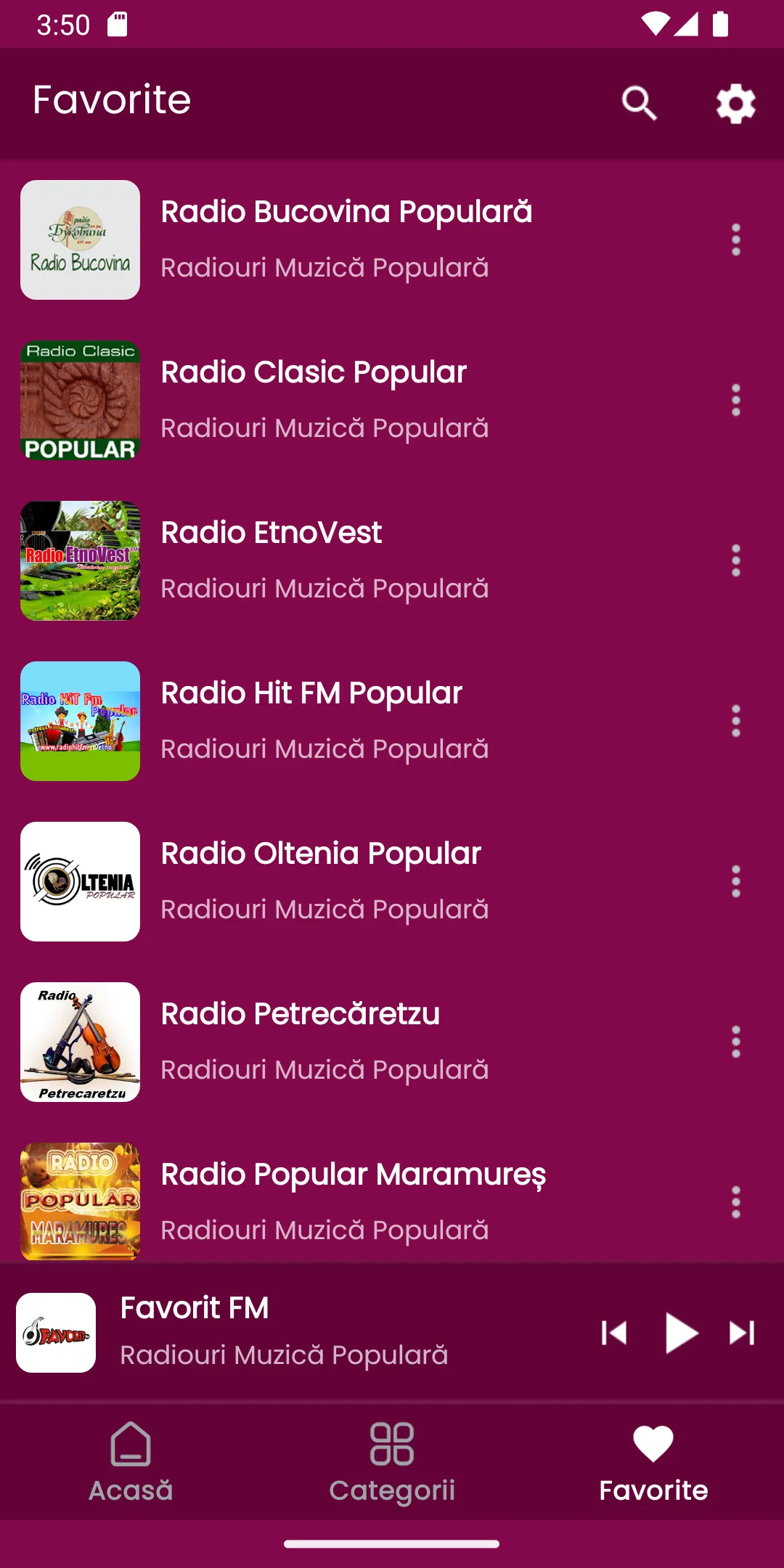 Radiouri Muzica Populară | Indus Appstore | Screenshot