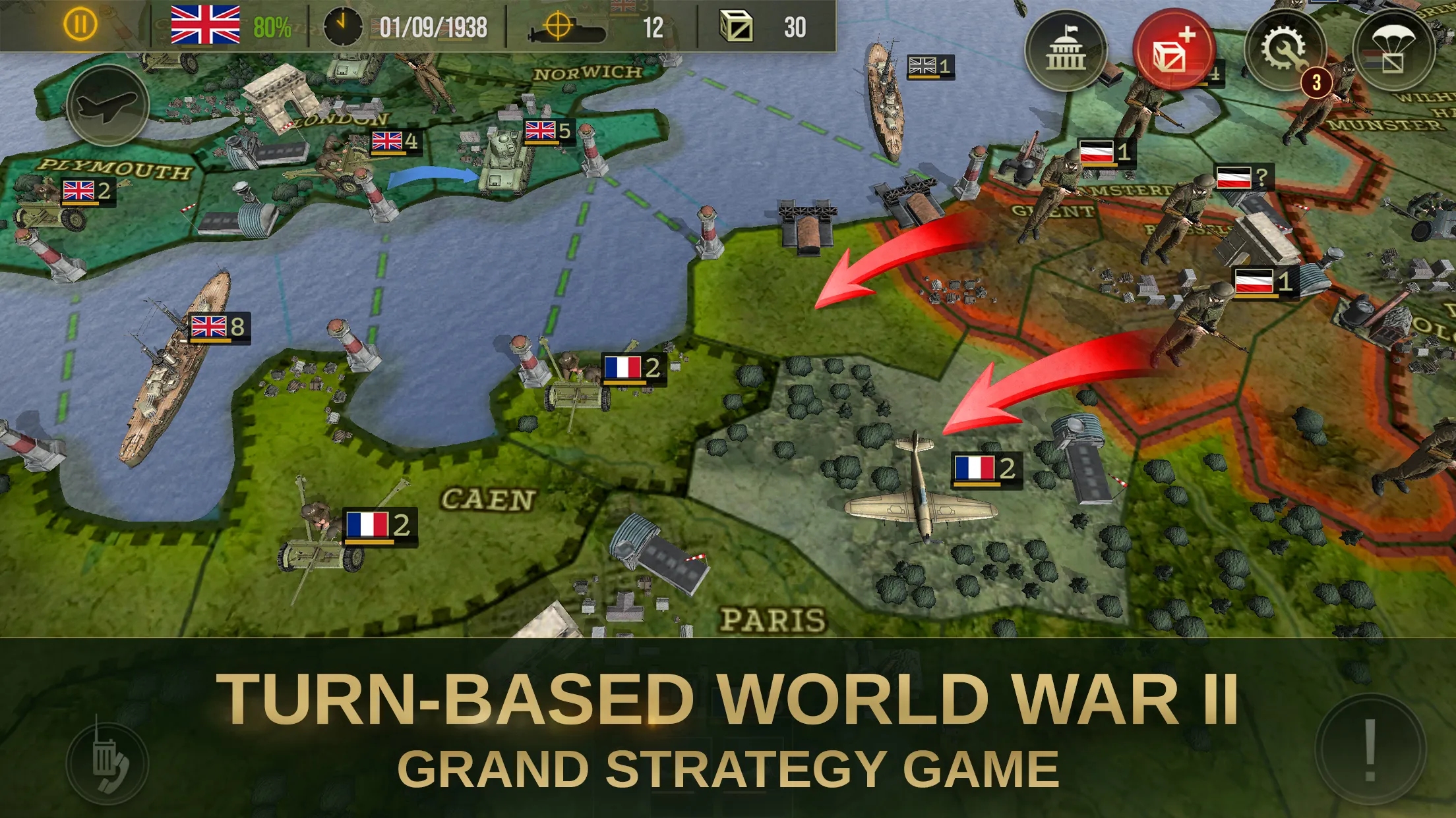 Strategy&Tactics 2: WWII | Indus Appstore | Screenshot