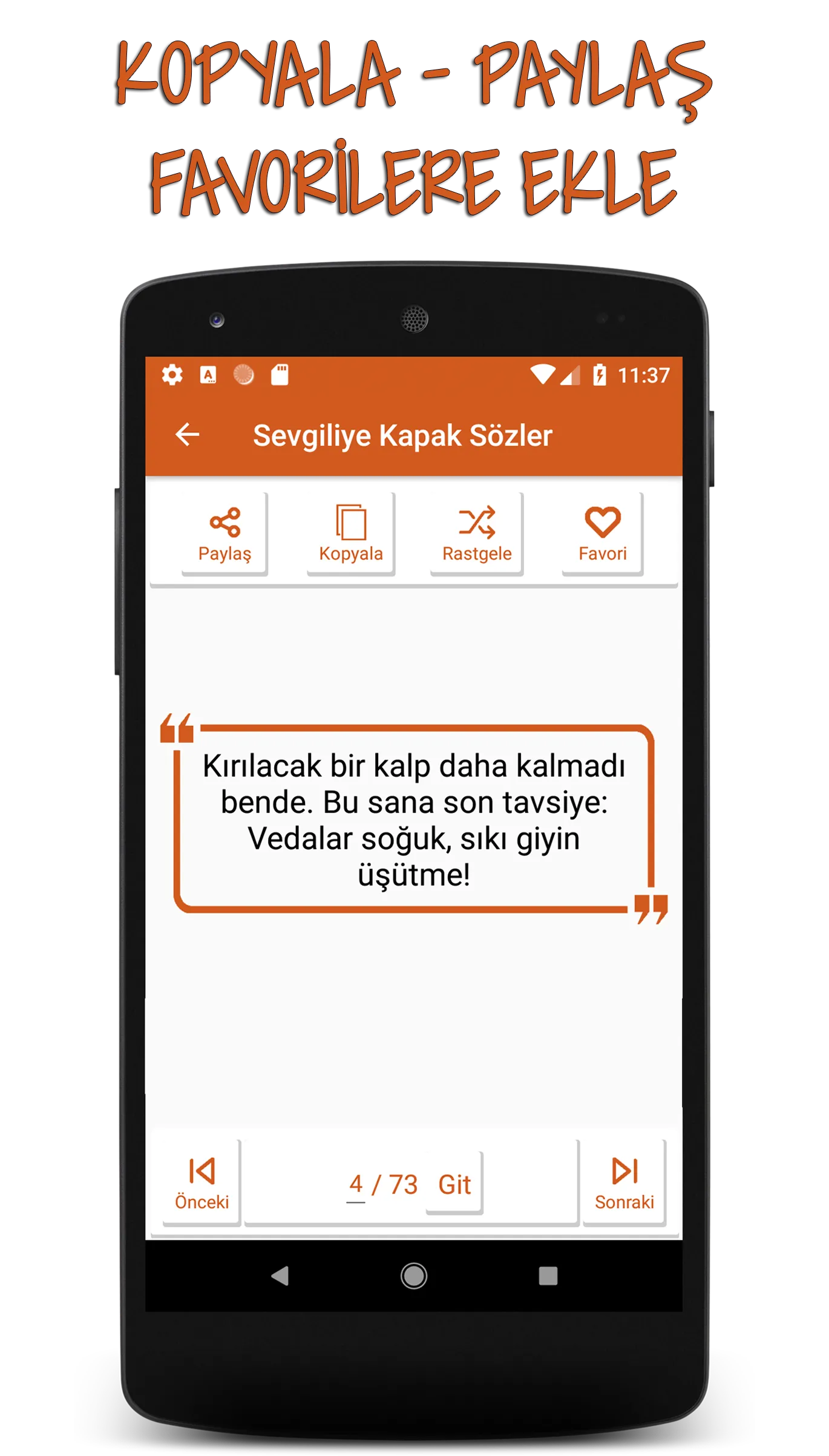 Kapak Sözler (2024) | Indus Appstore | Screenshot