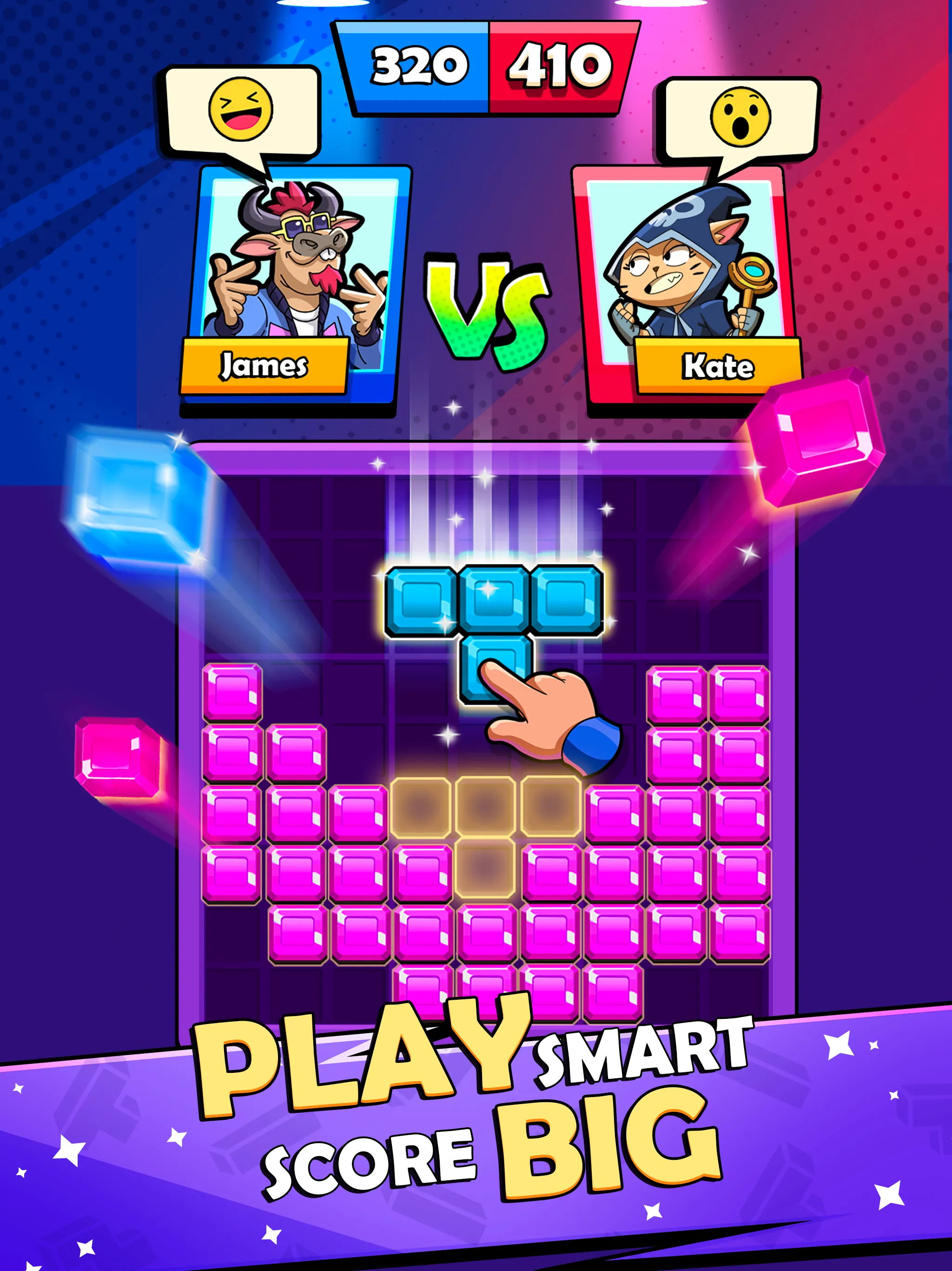 Block Heads: Duel puzzle games | Indus Appstore | Screenshot