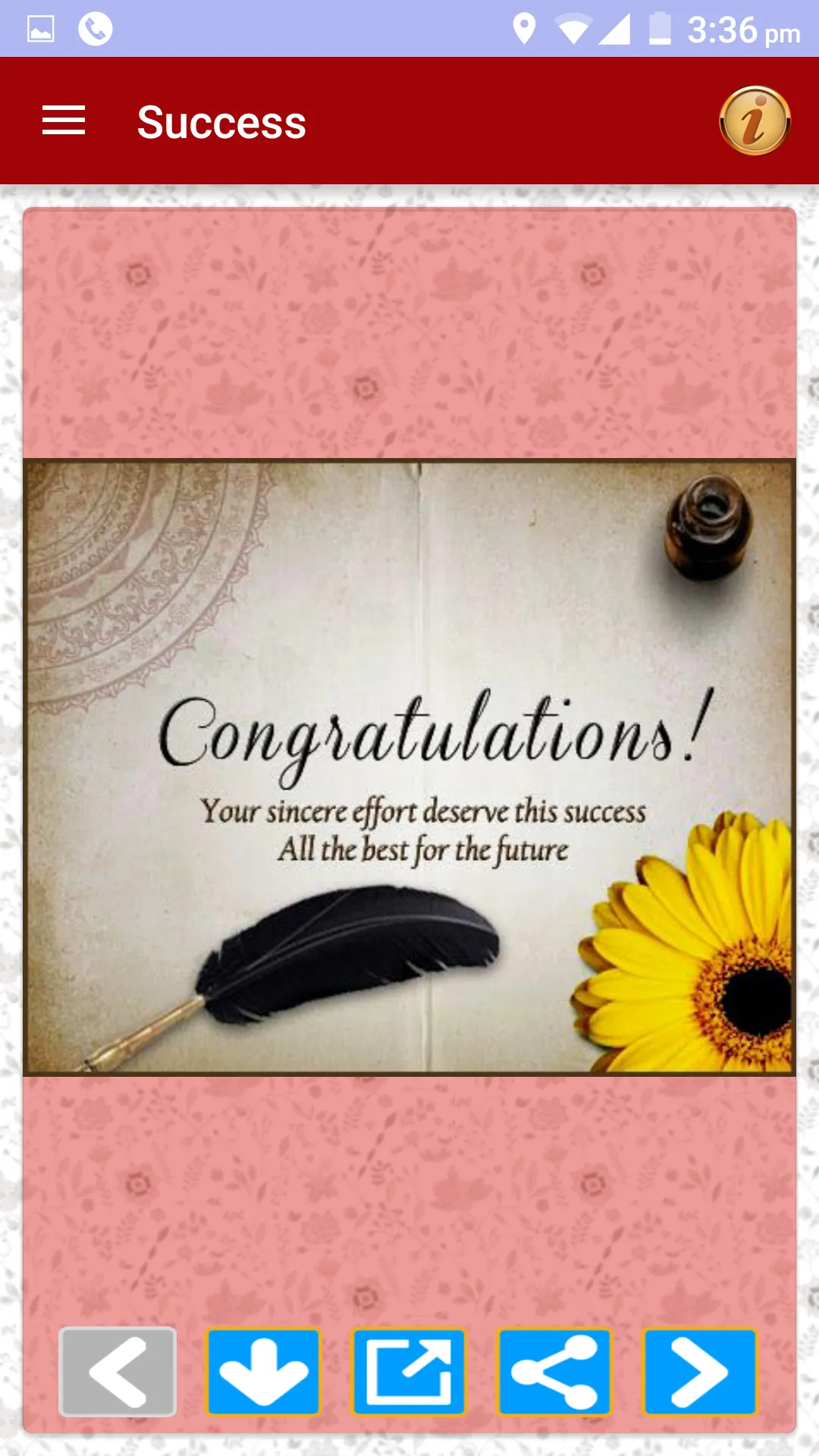 Congratulations Greeting Cards | Indus Appstore | Screenshot