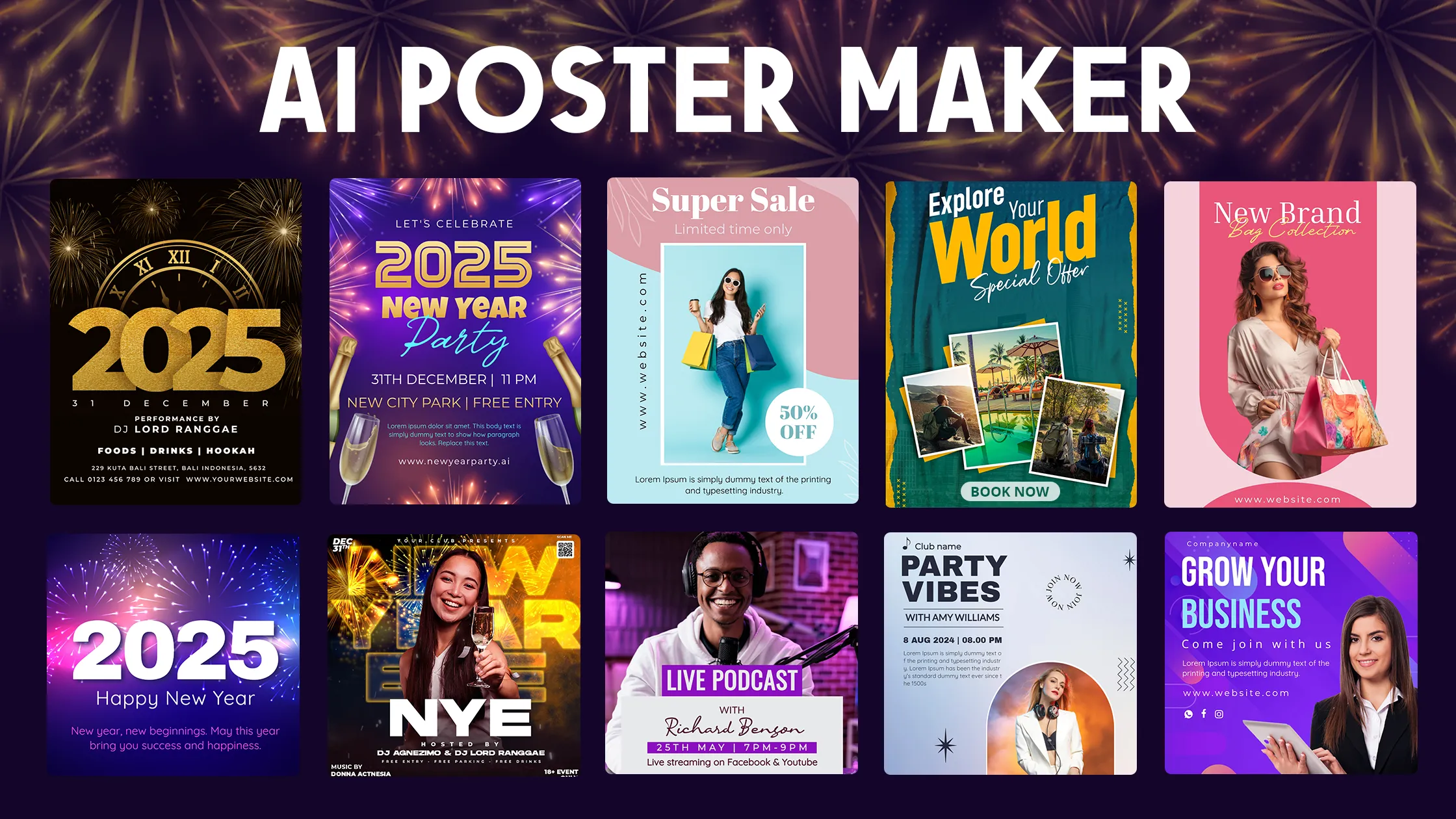 Poster maker AI : Flyer maker | Indus Appstore | Screenshot