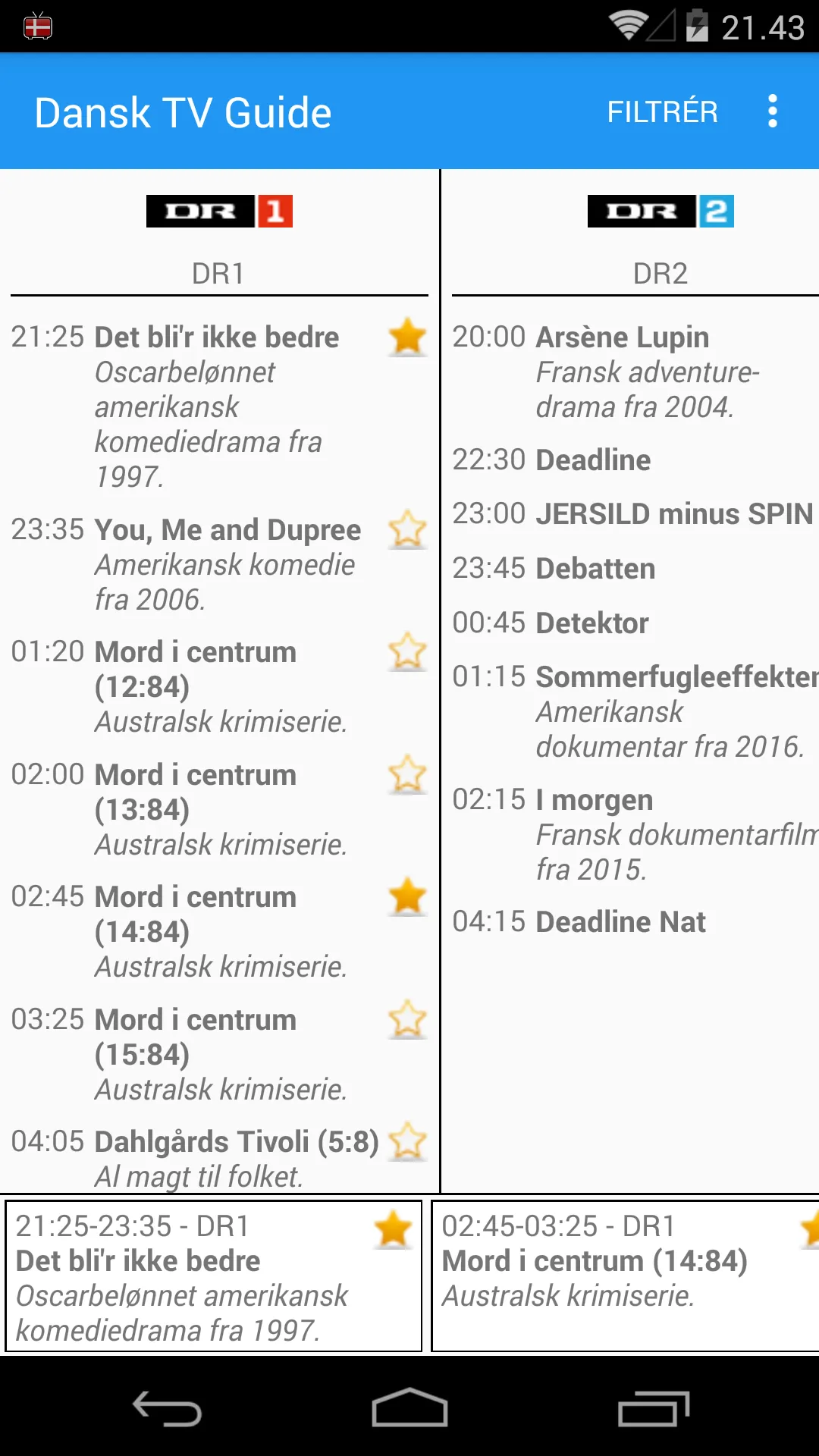 Dansk TV Guide | Indus Appstore | Screenshot