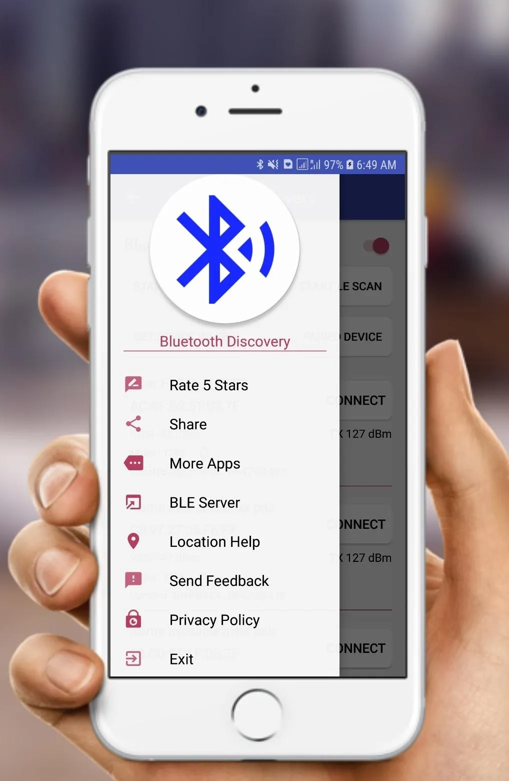 Bluetooth Finder Scanner Pair | Indus Appstore | Screenshot