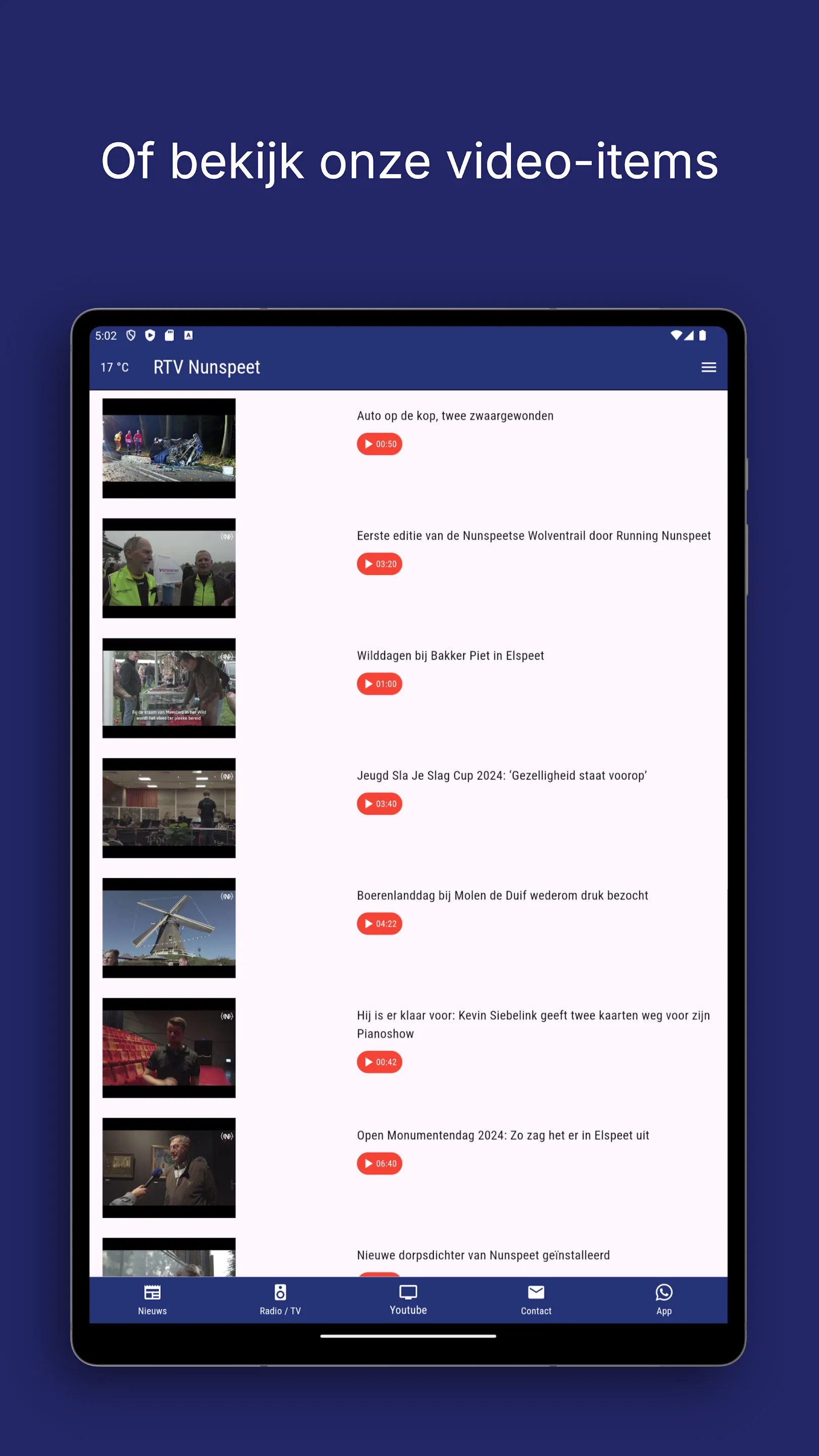 RTV Nunspeet | Indus Appstore | Screenshot
