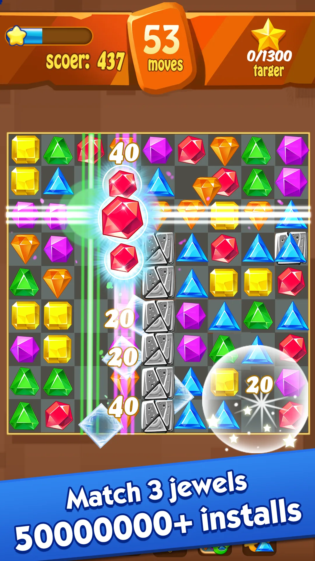 Jewels Classic - Crush Jewels | Indus Appstore | Screenshot