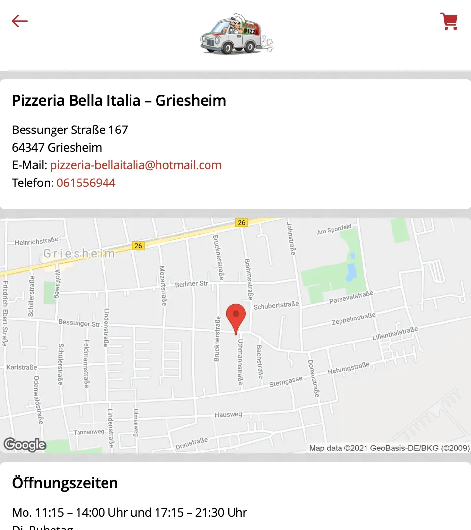 Bella Italia Griesheim | Indus Appstore | Screenshot