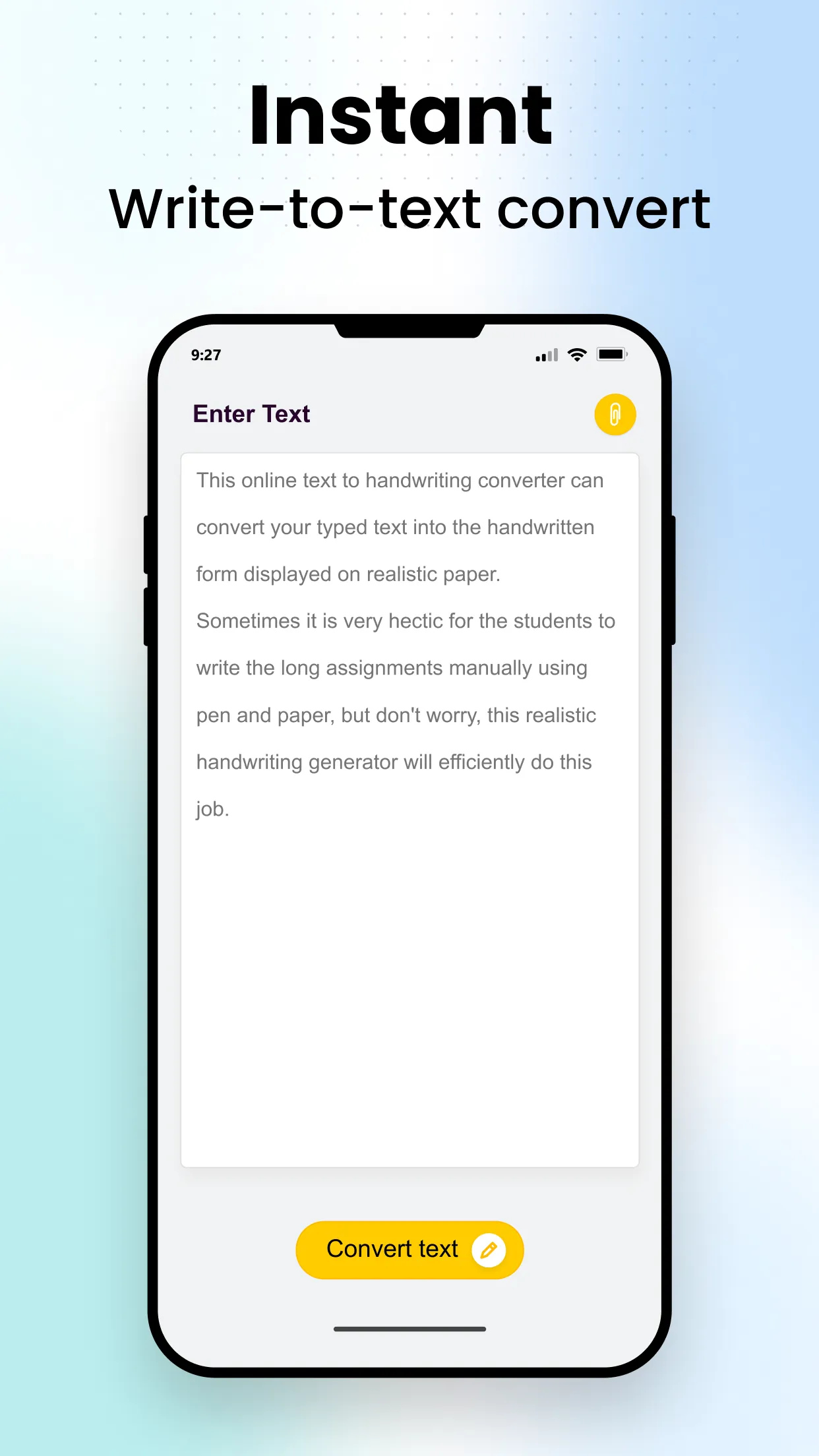 Text to Handwriting Converter | Indus Appstore | Screenshot