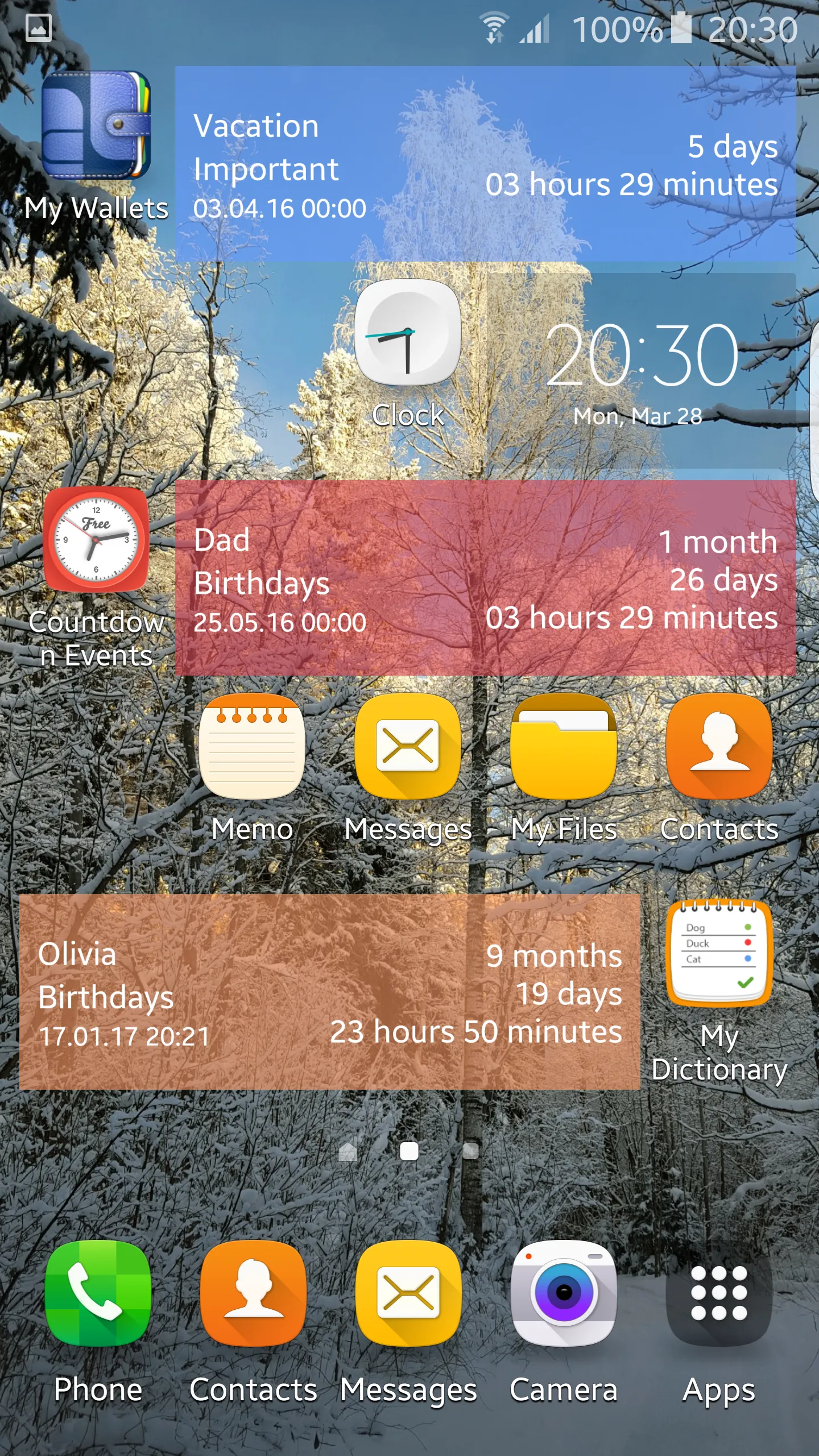 Countdown Calendar | Indus Appstore | Screenshot