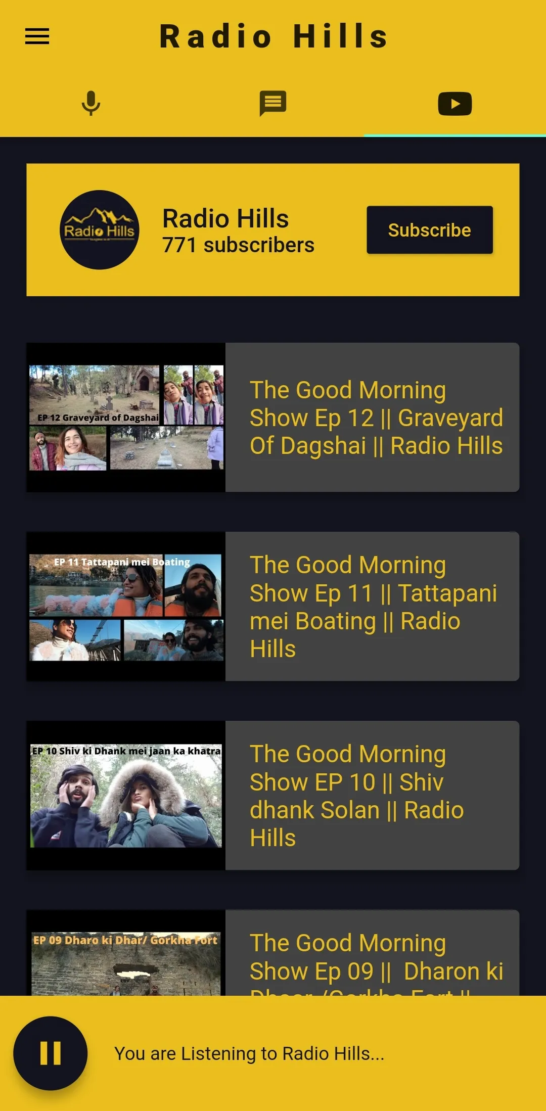 Radio Hills | Indus Appstore | Screenshot