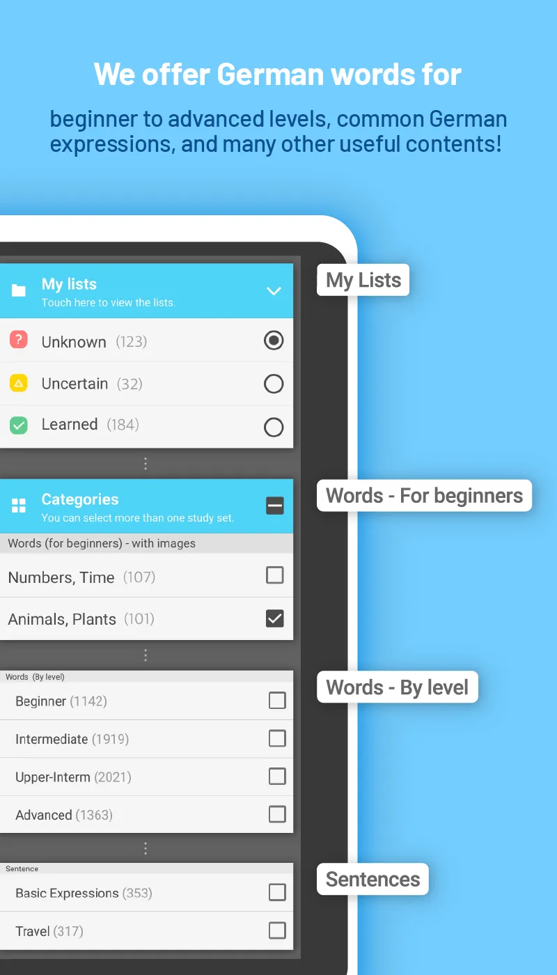 WordBit German (for English) | Indus Appstore | Screenshot