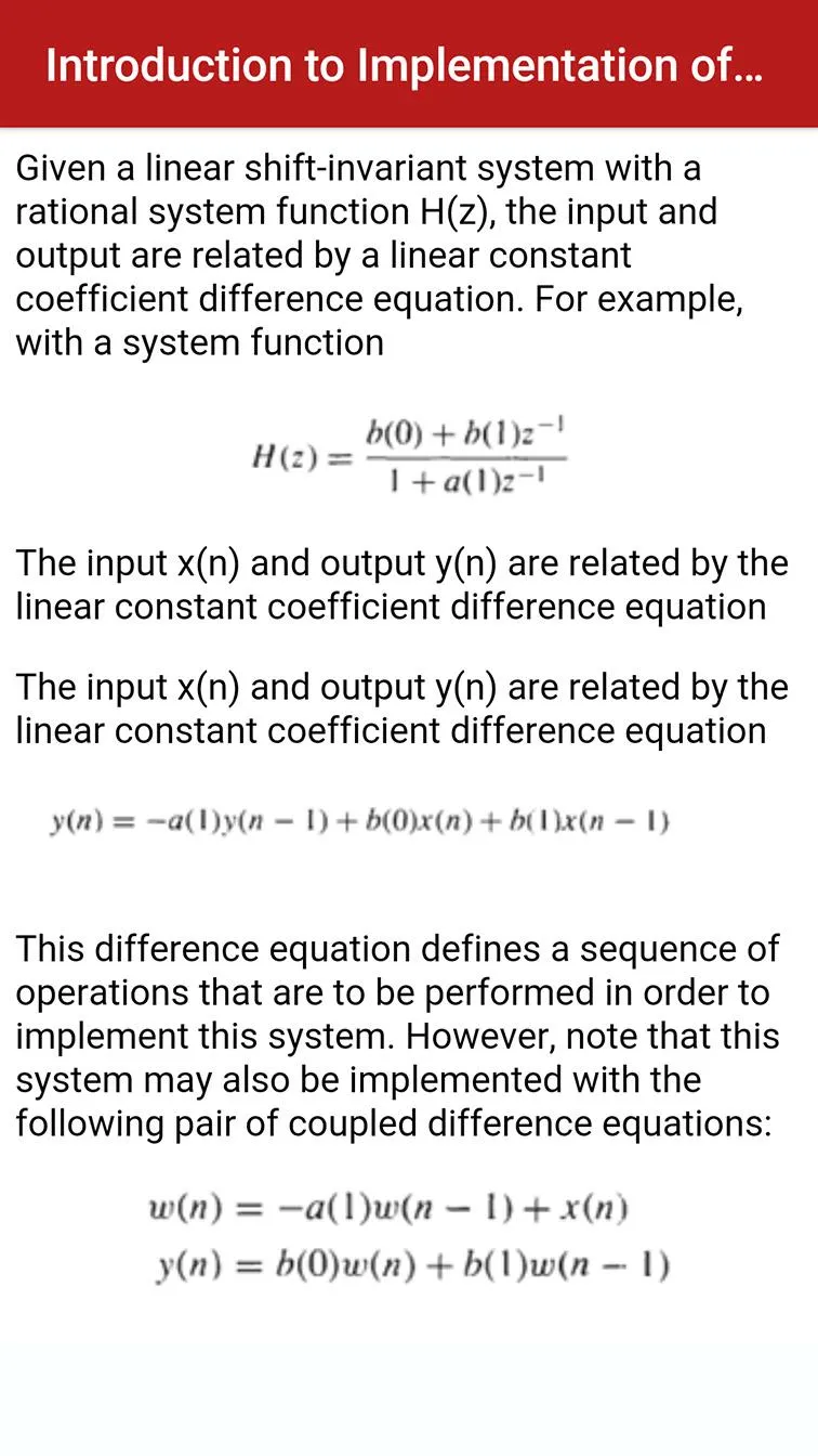 Digital Signal Processing :DSP | Indus Appstore | Screenshot