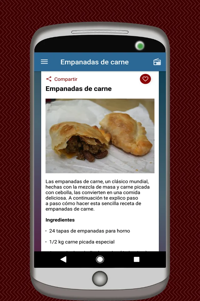 Empanada Recipe | Indus Appstore | Screenshot