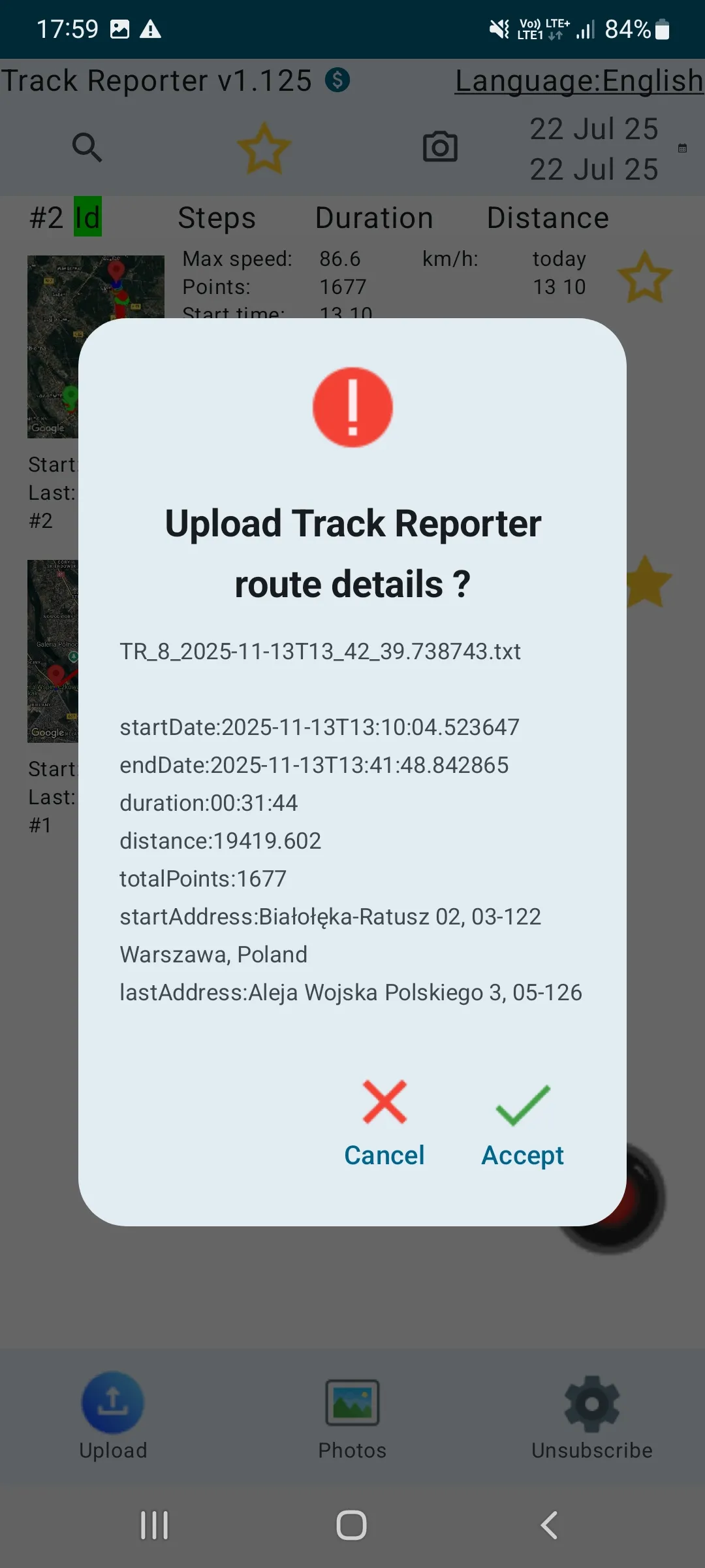 Track Reporter | Indus Appstore | Screenshot