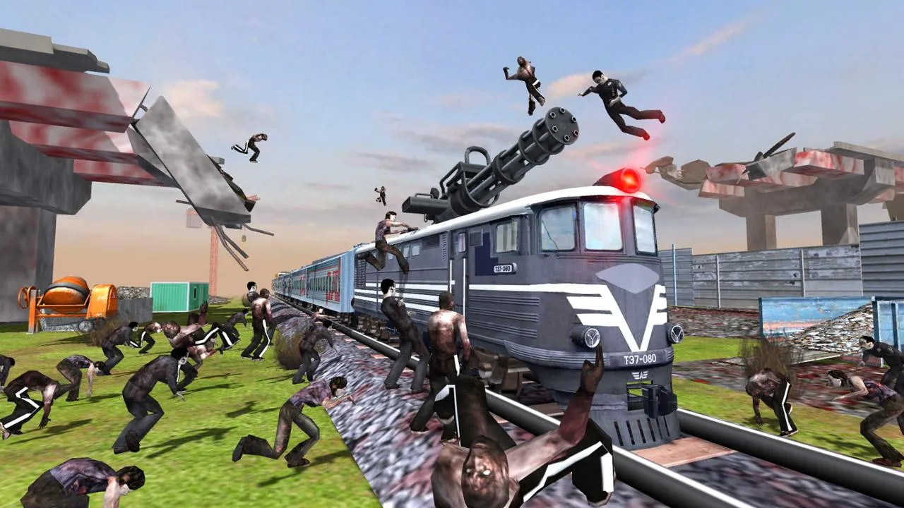 Train shooting - Zombie War | Indus Appstore | Screenshot