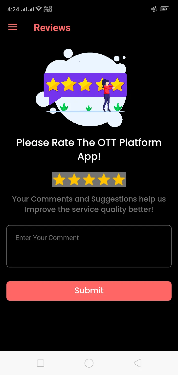 OTT Platform - Live TV & Movie | Indus Appstore | Screenshot