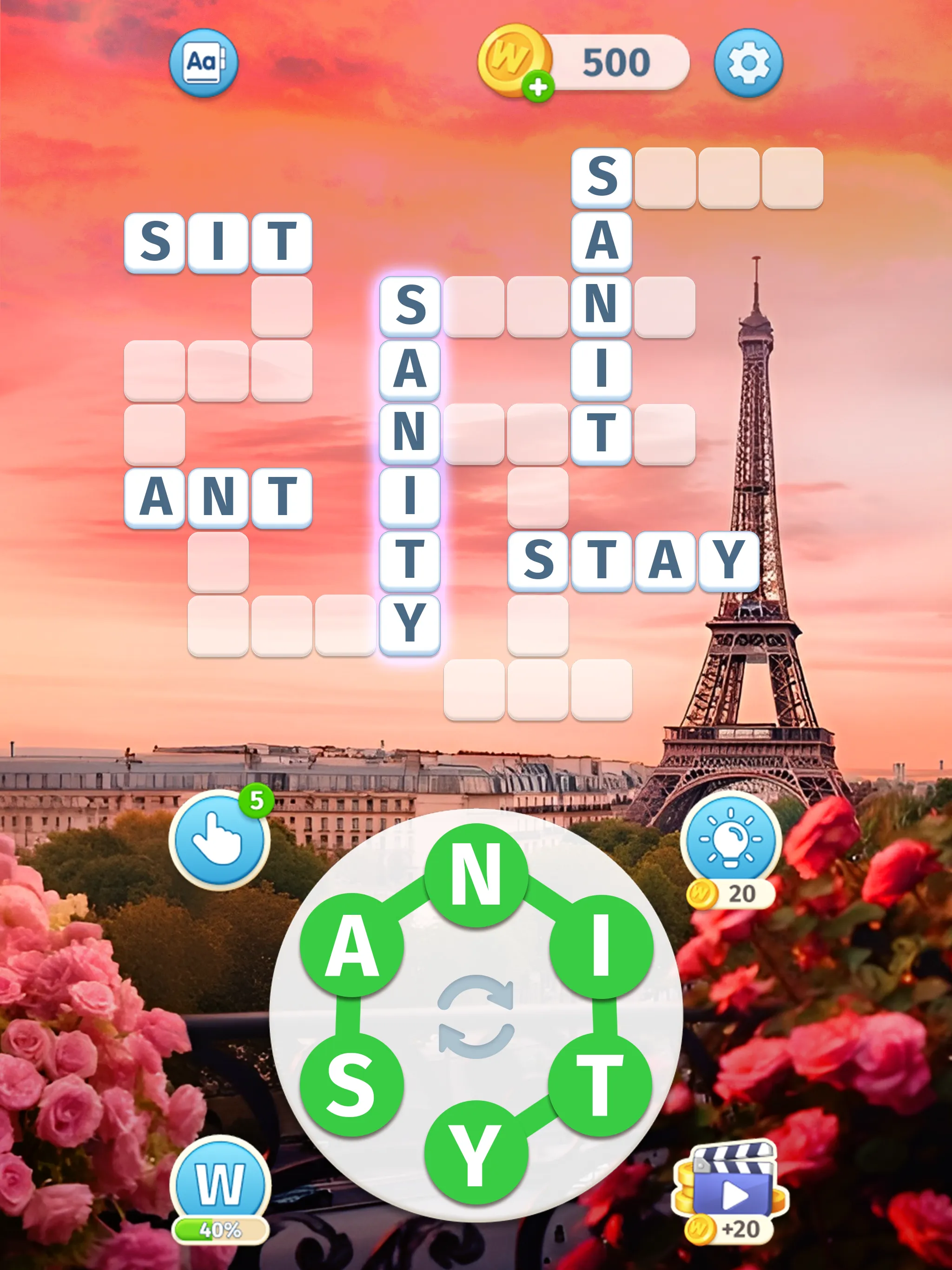 Sky Words: Word Games | Indus Appstore | Screenshot