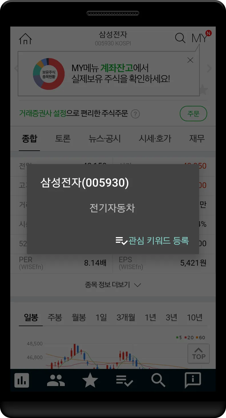 증권 메이트 - 네이버, 다음, 팍스넷 종목 정보 | Indus Appstore | Screenshot