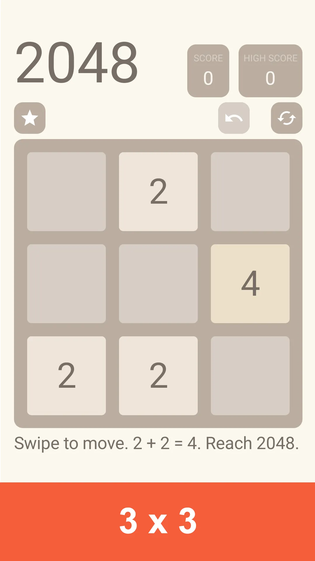 2048 Number Puzzle Game | Indus Appstore | Screenshot