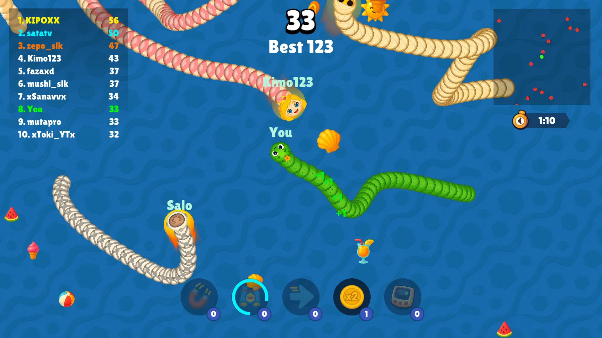 Worm vs Worms: Snake Arena.io | Indus Appstore | Screenshot