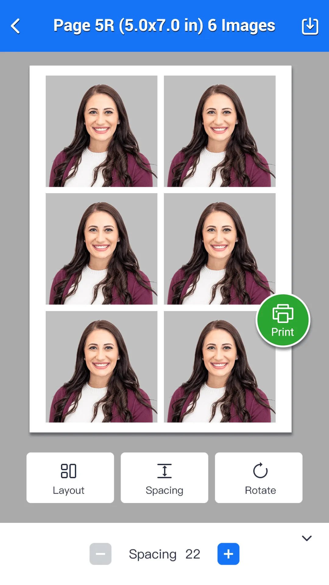 IDPhoto & Passport Photo Maker | Indus Appstore | Screenshot