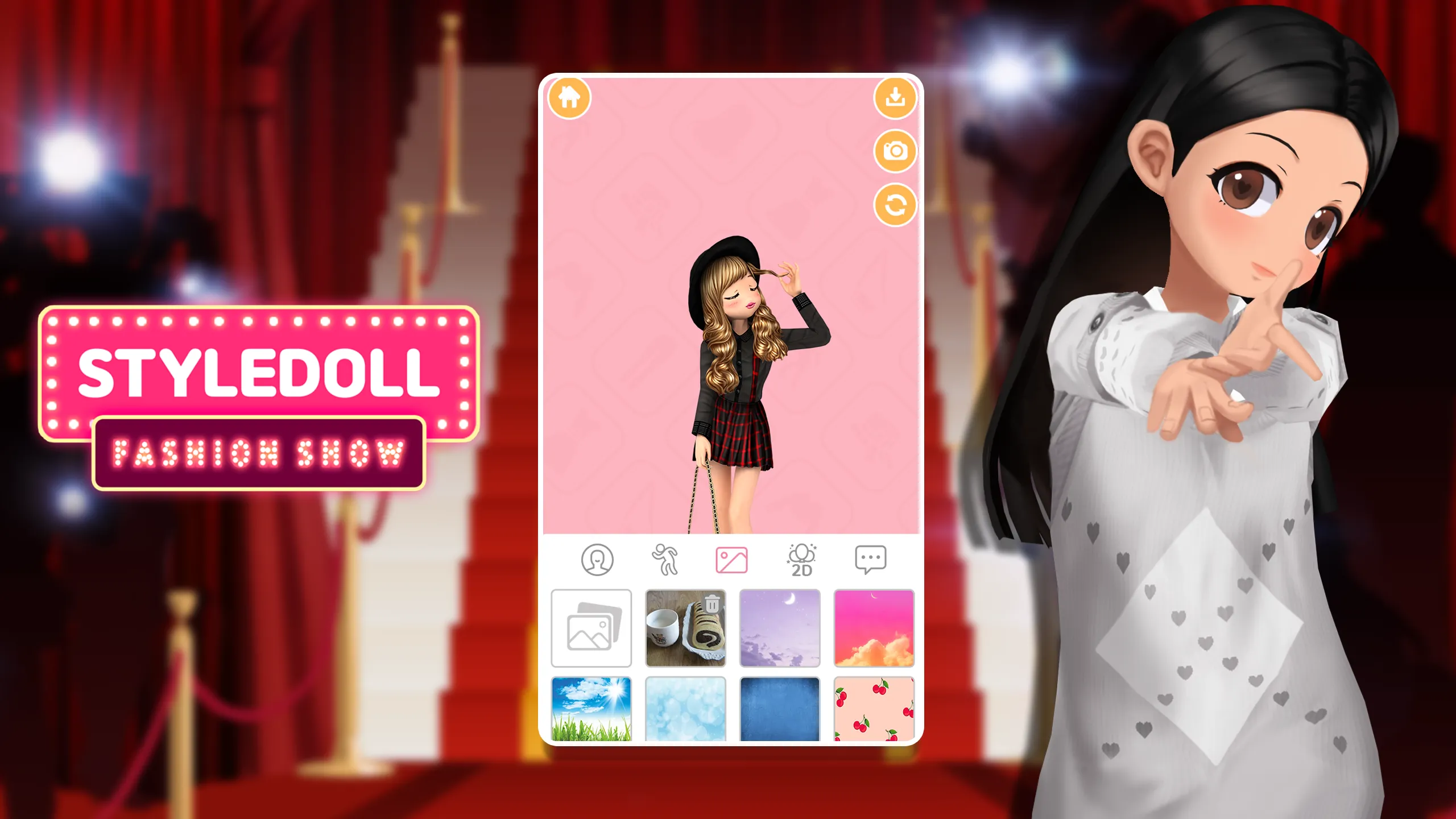 Girl-Styledoll Fashion Show | Indus Appstore | Screenshot