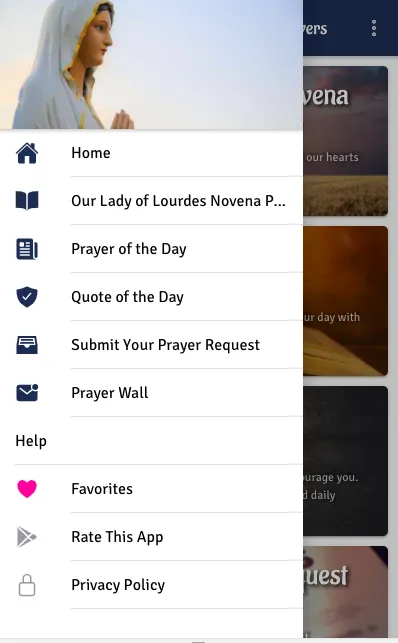 Novena to Our Lady of Lourdes | Indus Appstore | Screenshot