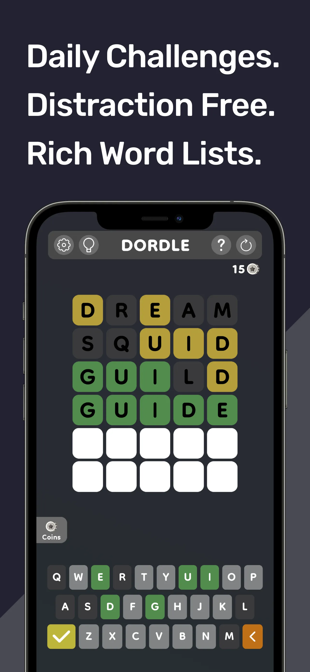 Dordle: 5-Letter NTY Word Game | Indus Appstore | Screenshot