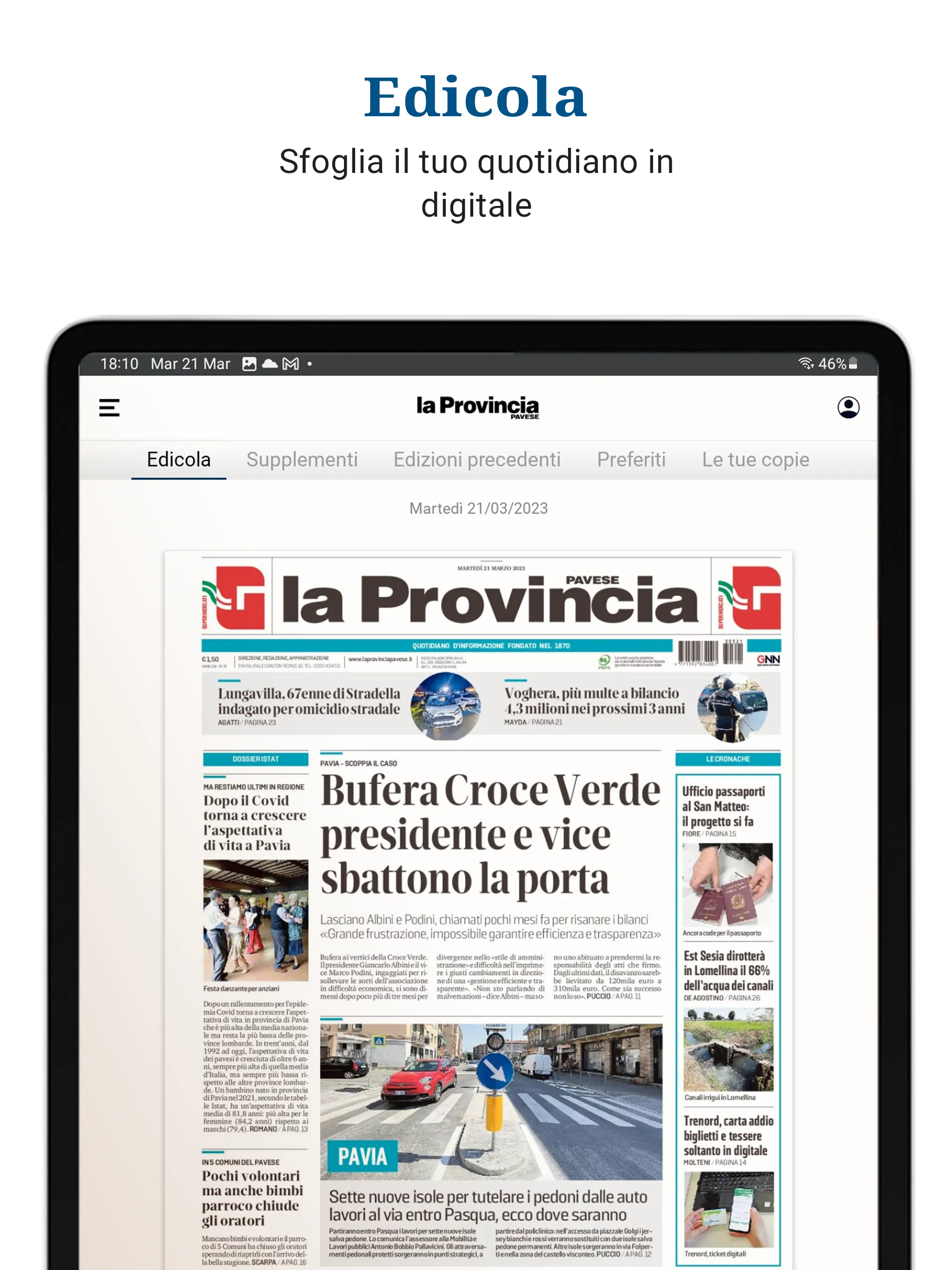 La Provincia Pavese | Indus Appstore | Screenshot