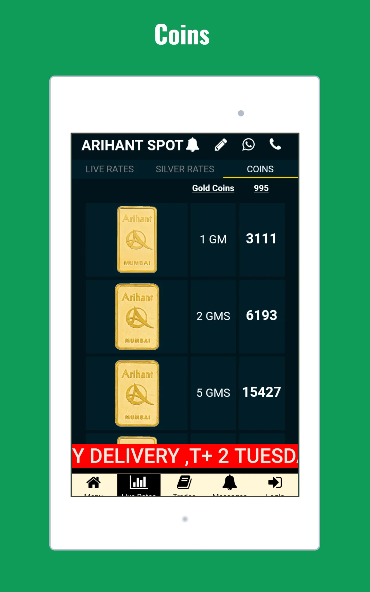 Arihant Spot : Mumbai Bullion | Indus Appstore | Screenshot