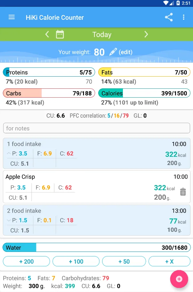 Calorie Counter HiKi | Indus Appstore | Screenshot