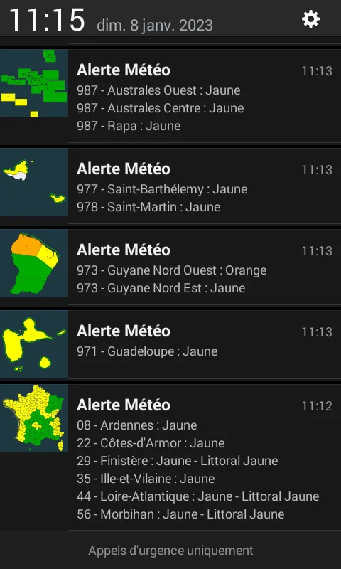 Alerte Météo | Indus Appstore | Screenshot