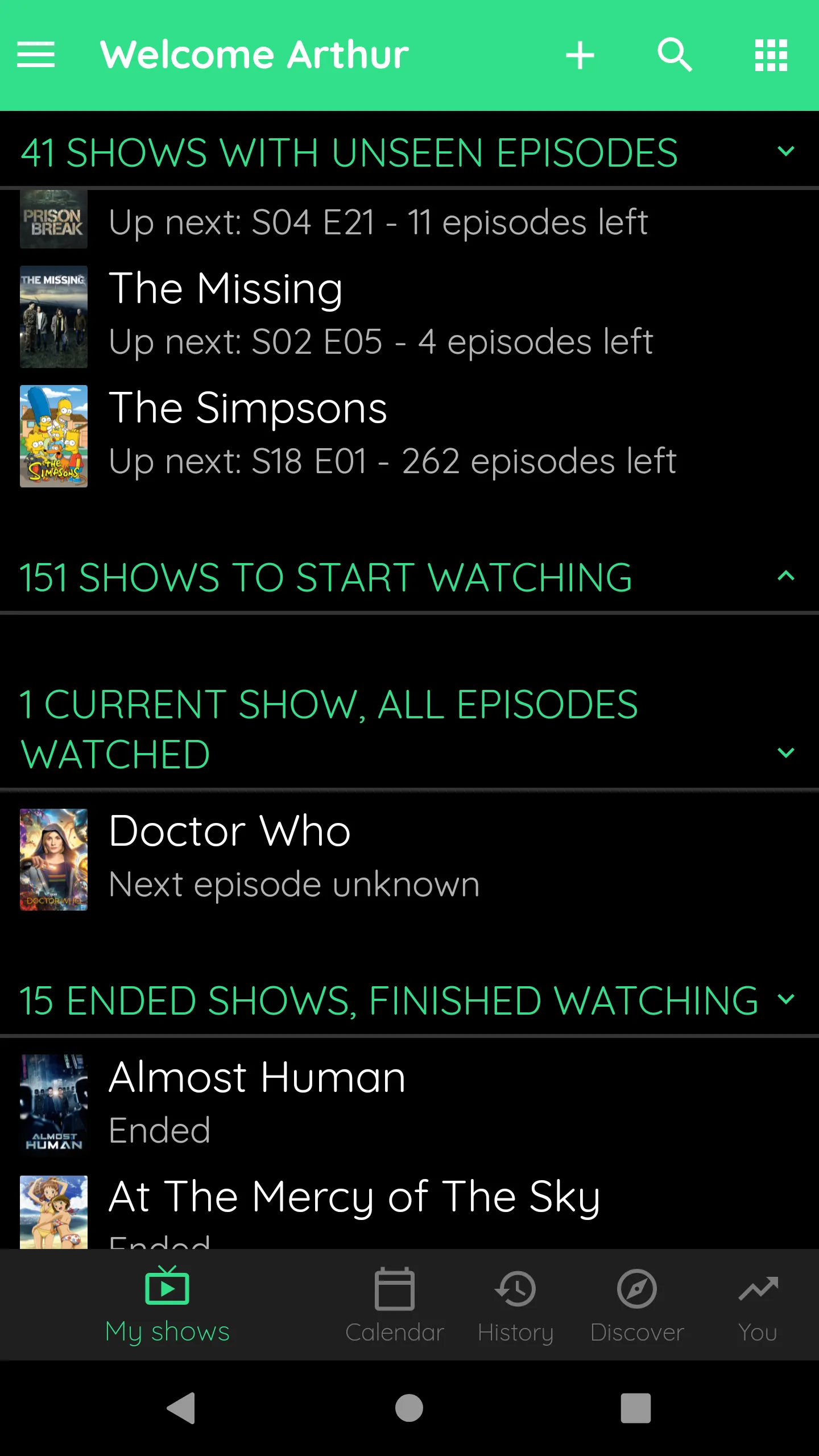 TV Show & Movie Tracker -Trakt | Indus Appstore | Screenshot