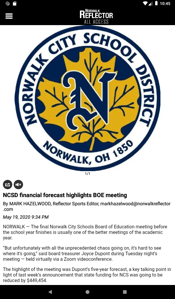 Norwalk Reflector | Indus Appstore | Screenshot