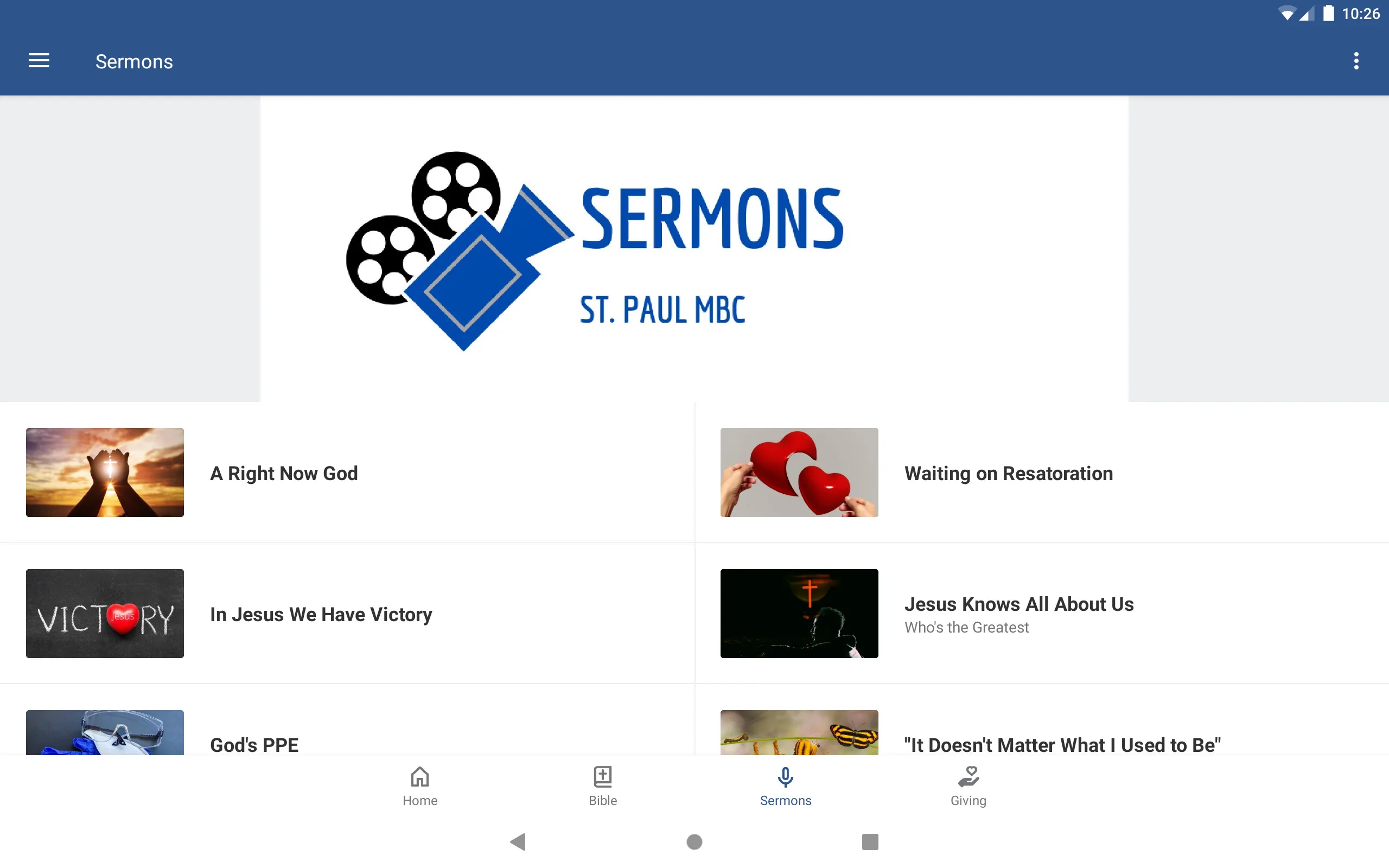 ST PAUL MBC | Indus Appstore | Screenshot