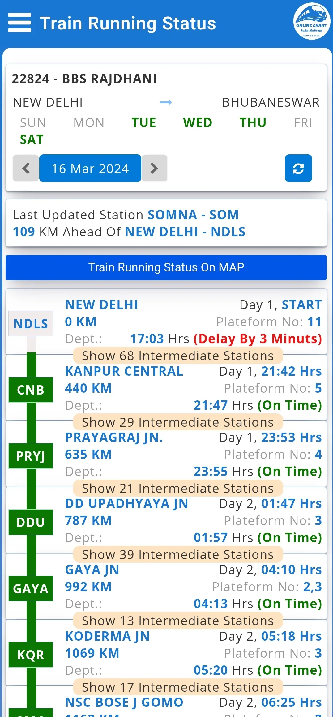 Rail Reservation Chart & PNR | Indus Appstore | Screenshot