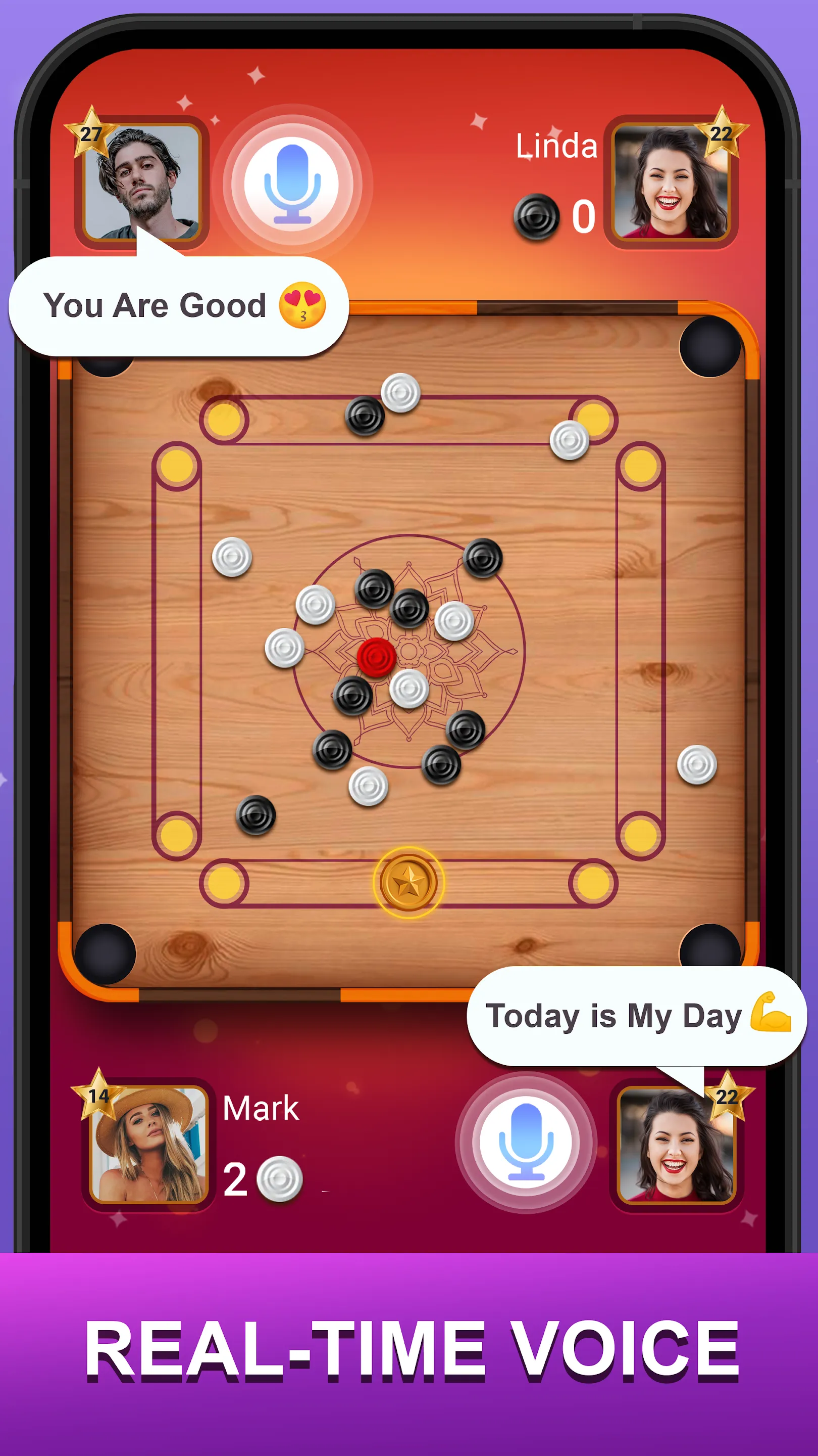 Carrom Lure - Disc pool game | Indus Appstore | Screenshot