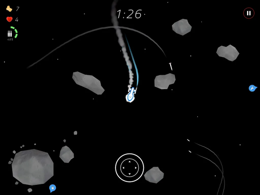 2 Minutes in Space: Missiles! | Indus Appstore | Screenshot