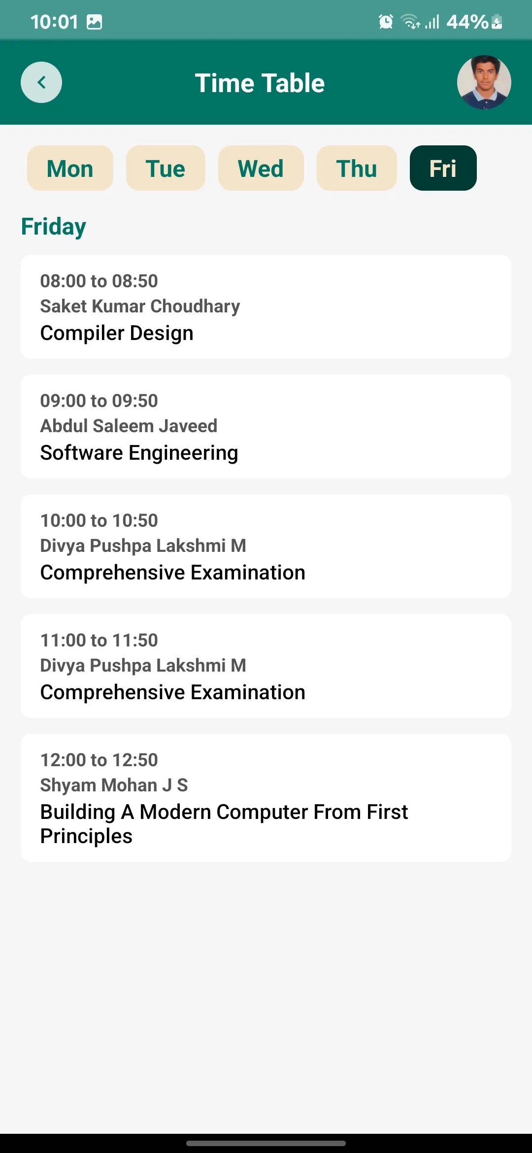My-GITAM | Indus Appstore | Screenshot