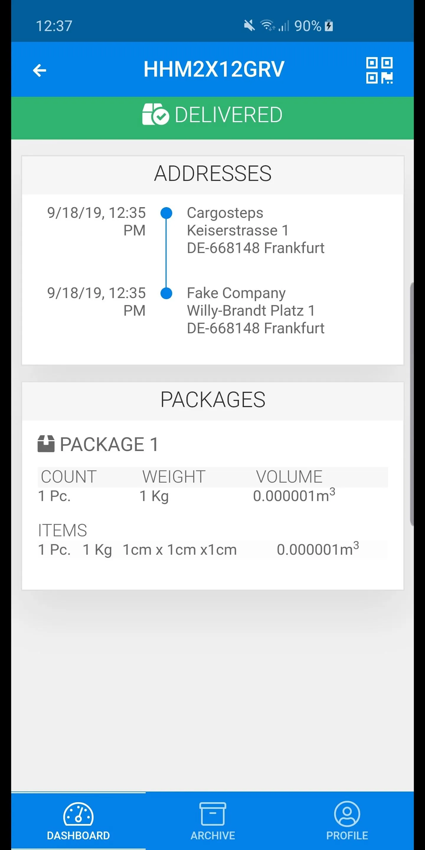 CargoSteps V2 | Indus Appstore | Screenshot