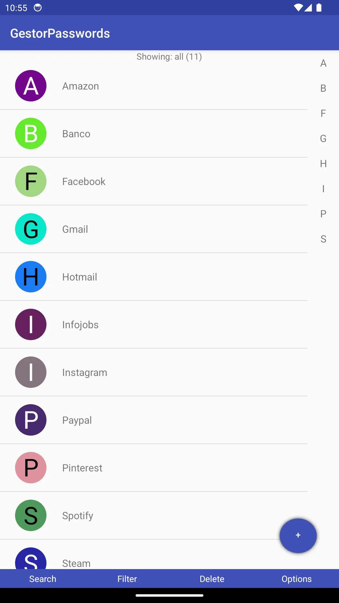 Gestor Passwords | Indus Appstore | Screenshot