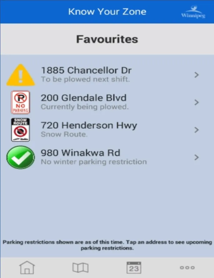 Winnipeg - Know Your Zone | Indus Appstore | Screenshot