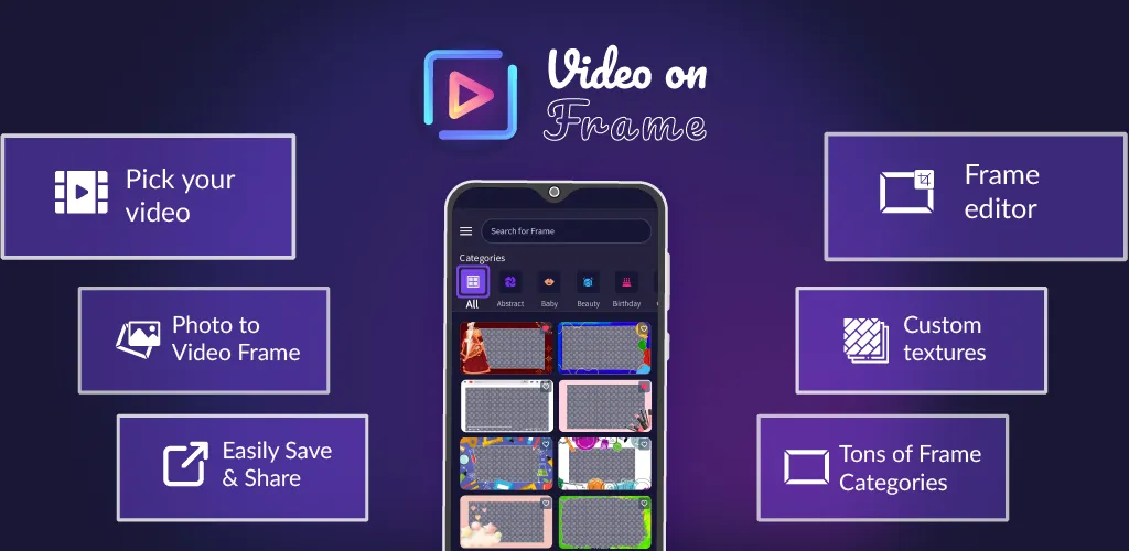 Video Frame Maker Video Editor | Indus Appstore | Screenshot