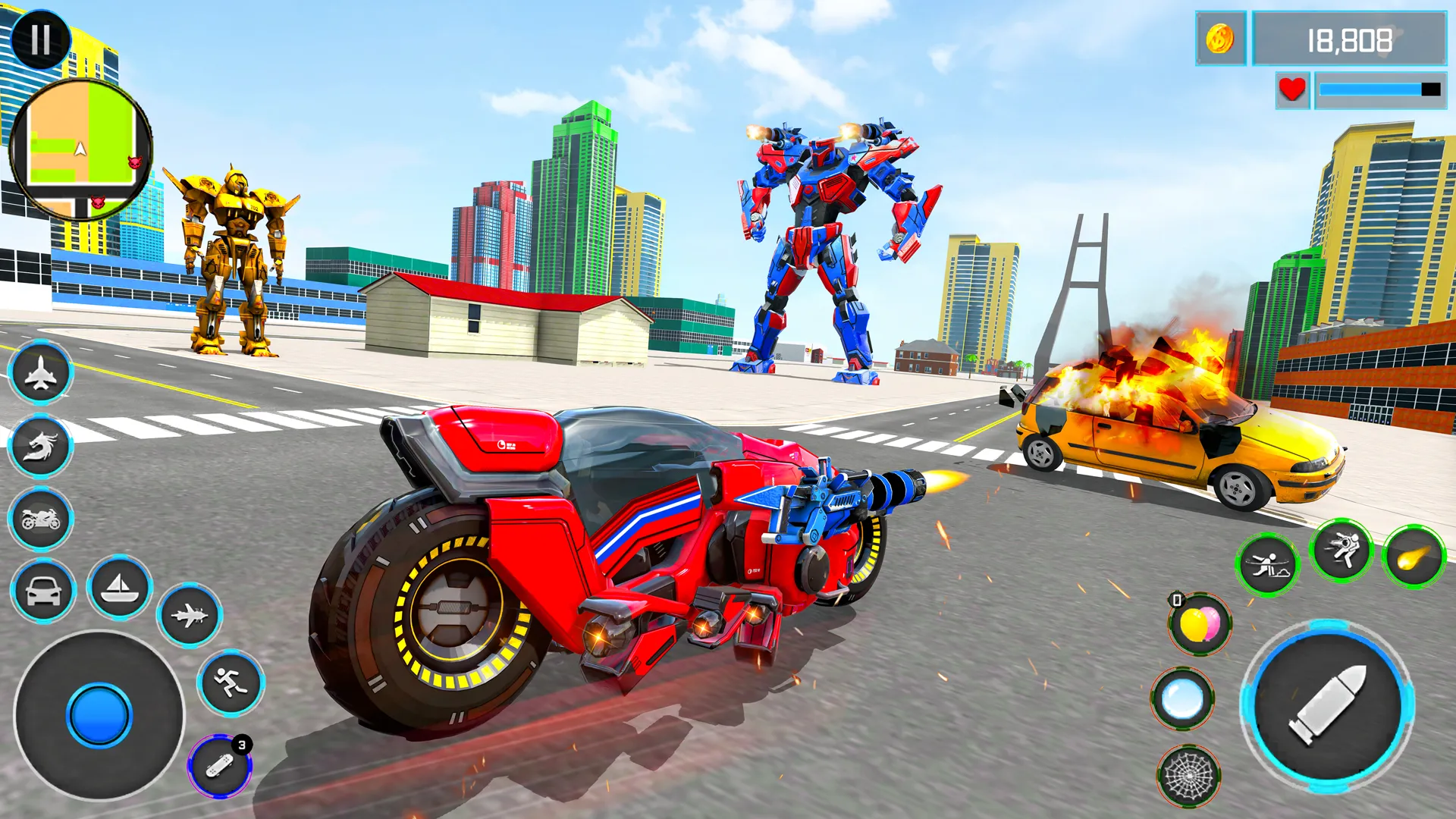 Robot Transform War Car Games | Indus Appstore | Screenshot